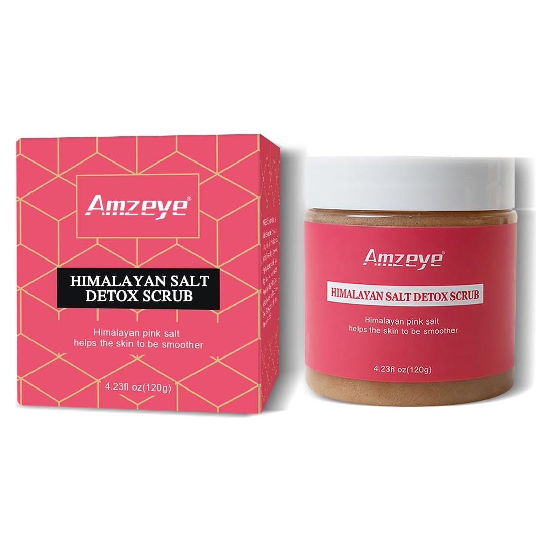 Exfoliante Detox AMZEYE Sal del Himalaya 120 g Natural Antienvejecimiento