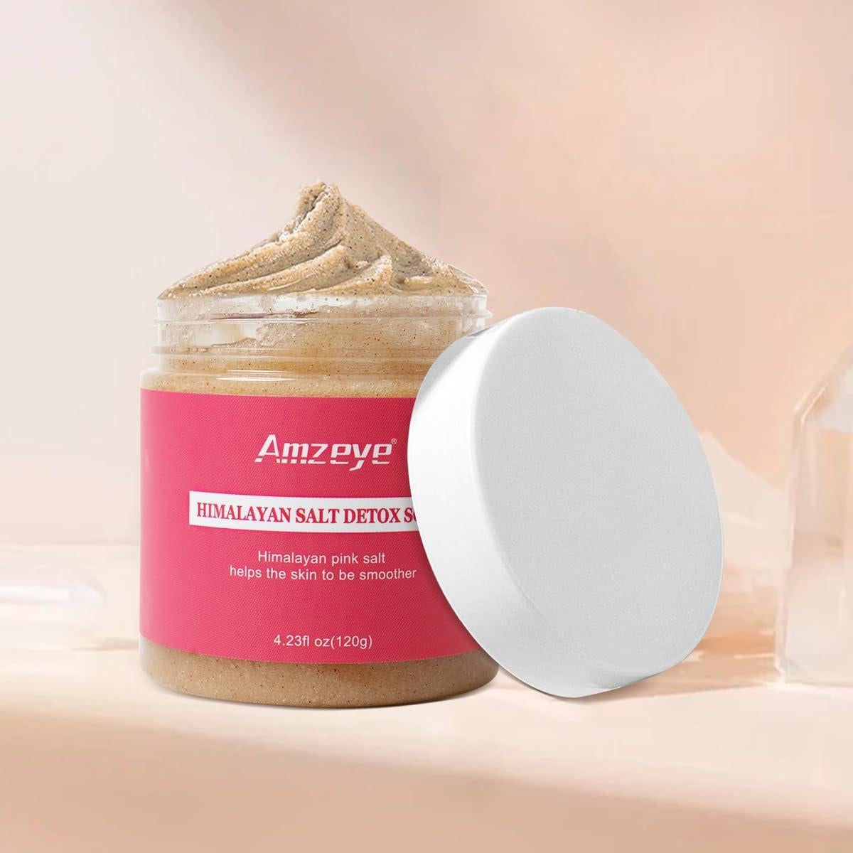 Exfoliante Detox AMZEYE Sal del Himalaya 120 g Natural Antienvejecimiento