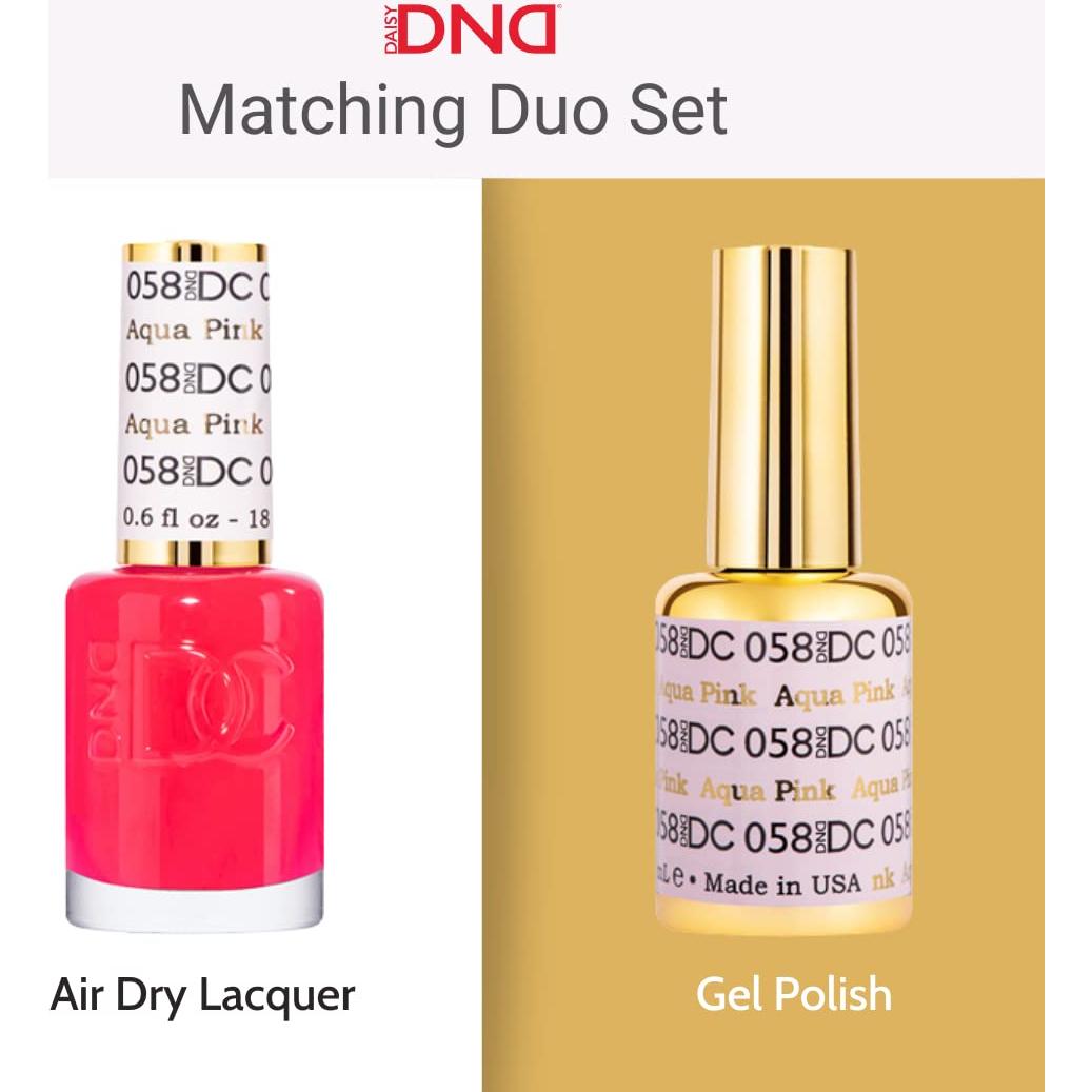 Conjunto de Esmalte en Gel DND Marrón Nogal 15 ml