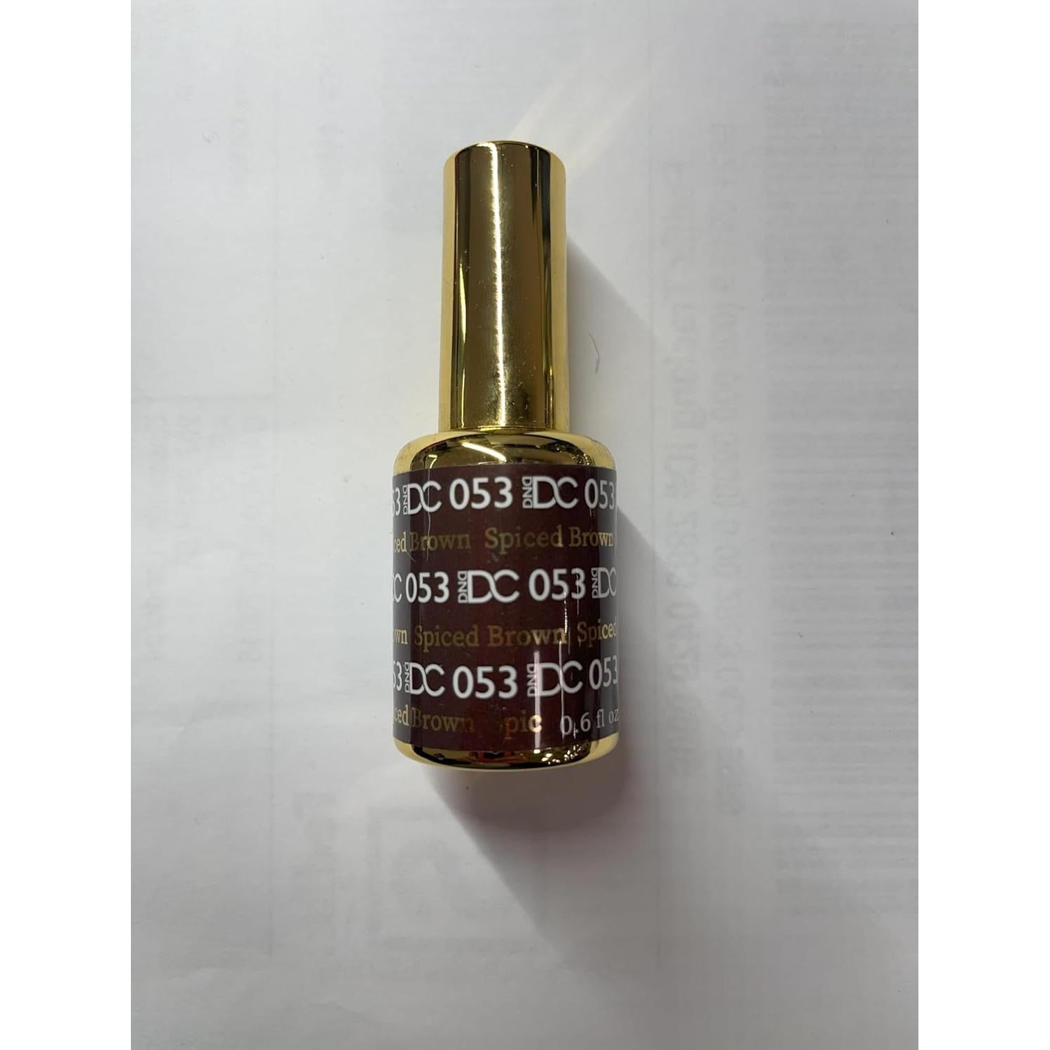 Conjunto de Esmalte en Gel DND Marrón Nogal 15 ml