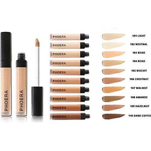 Corrector Líquido Hidratante Phoera 30g Color 107 Nuez