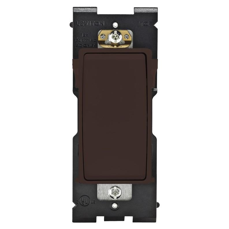 Interruptor Leviton Renu 15A 120/277V Corteza de Nogal