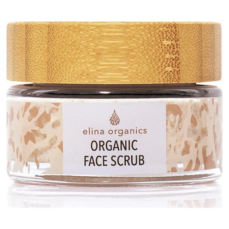 Exfoliante Facial Orgánico Elina 56g - Con Nueces y Aloe Vera