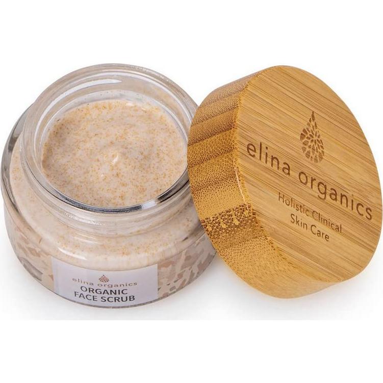 Exfoliante Facial Orgánico Elina 56g - Con Nueces y Aloe Vera