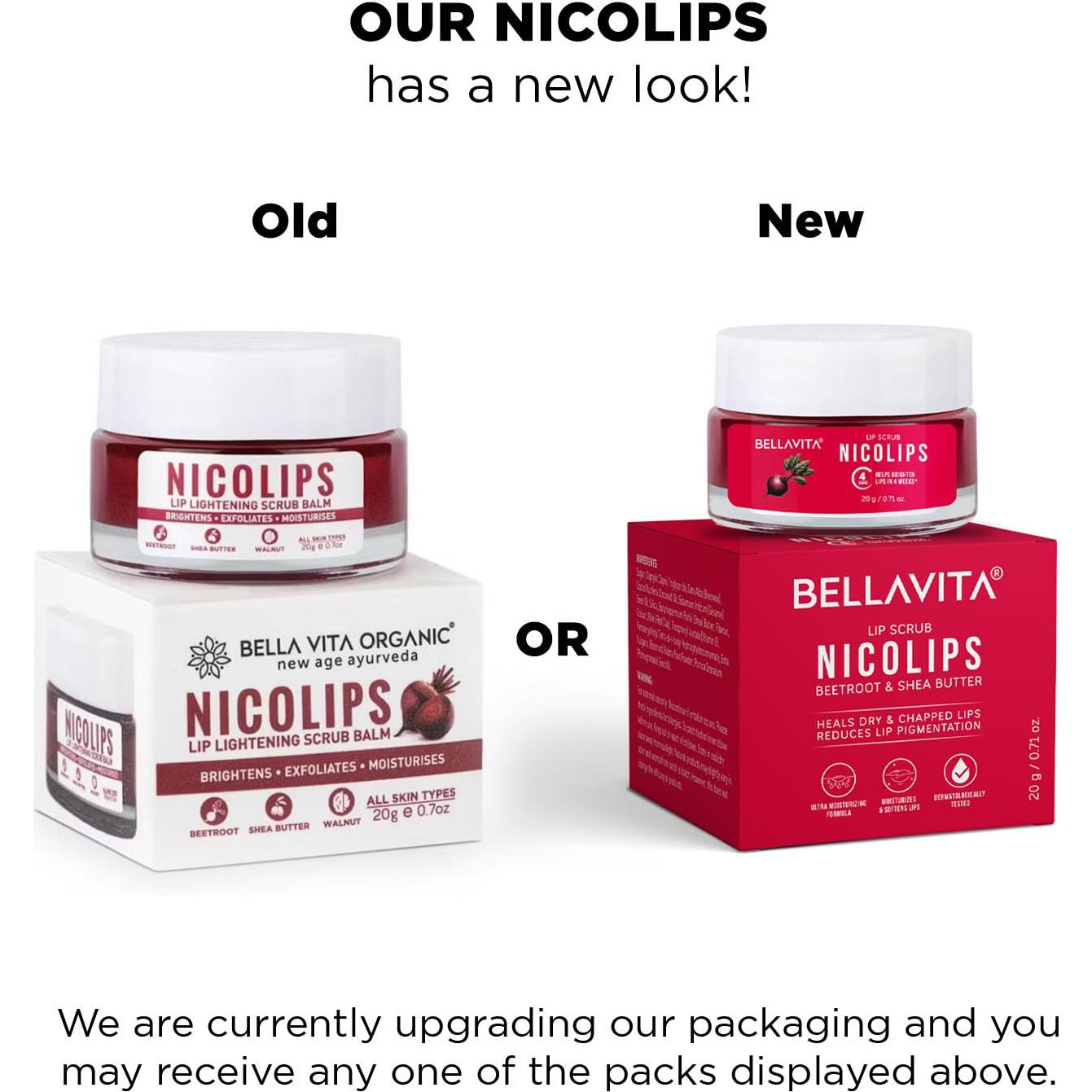 Exfoliante Labial BellaVita NicoLips 20g - Hidratación y Suavidad