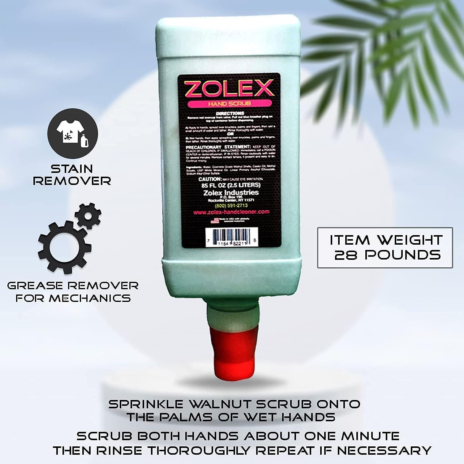 Exfoliante de Manos Zolex 2.5L - Limpiador Industrial Sin Solventes