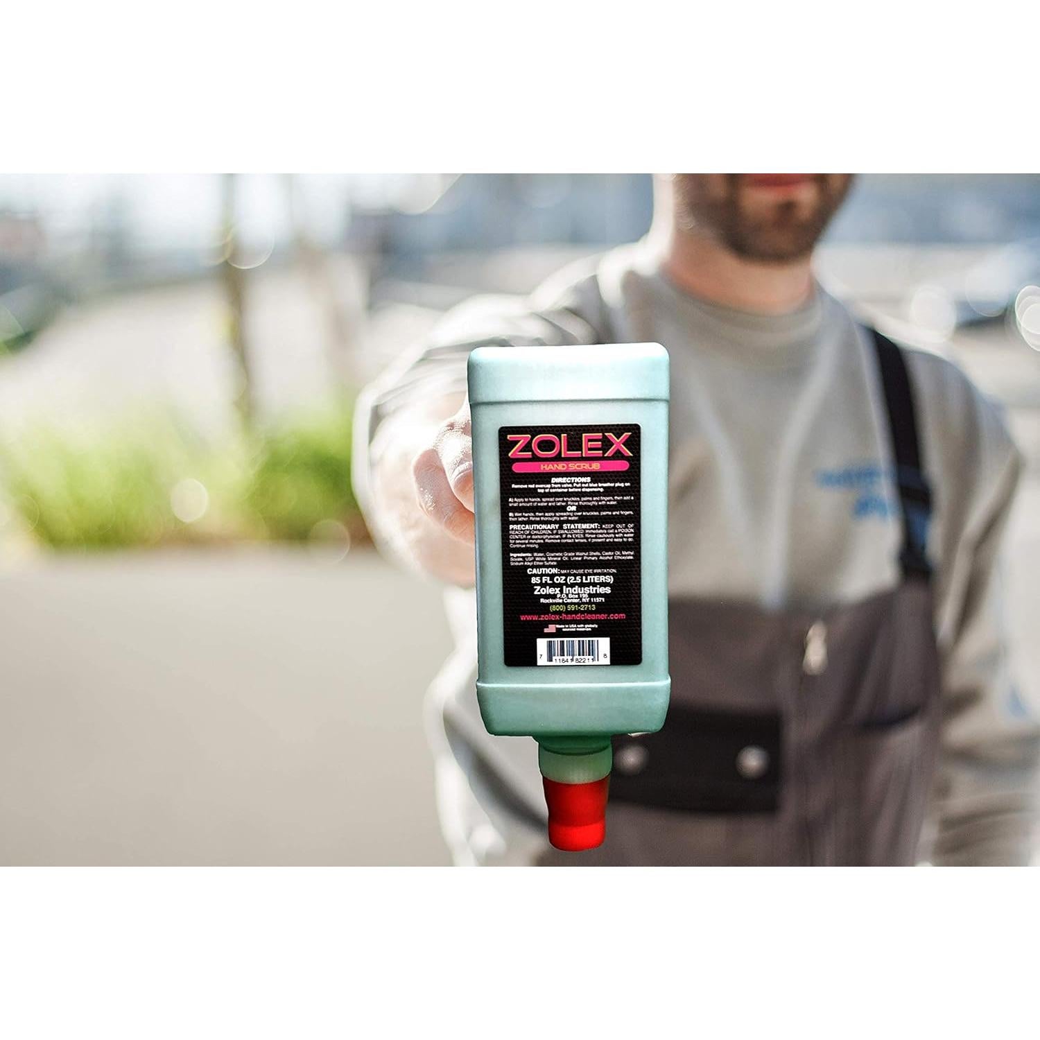 Exfoliante de Manos Zolex 2.5L - Limpiador Industrial Sin Solventes