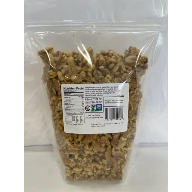 Nueces Orgánicas Braga Organic Farms 0.91 kg Certificadas