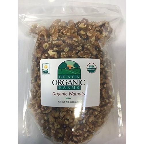 Nueces Orgánicas Braga Organic Farms 0.91 kg Certificadas