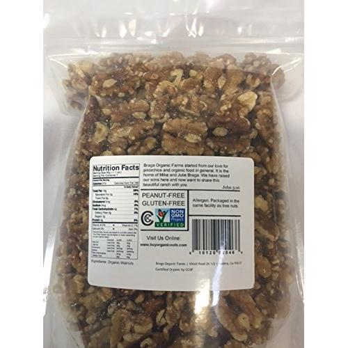 Nueces Orgánicas Braga Organic Farms 0.91 kg Certificadas