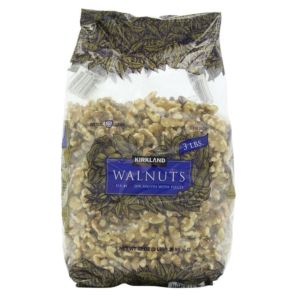 Nueces Kirkland Signature 1.36 kg Mitades y Piezas Enteras