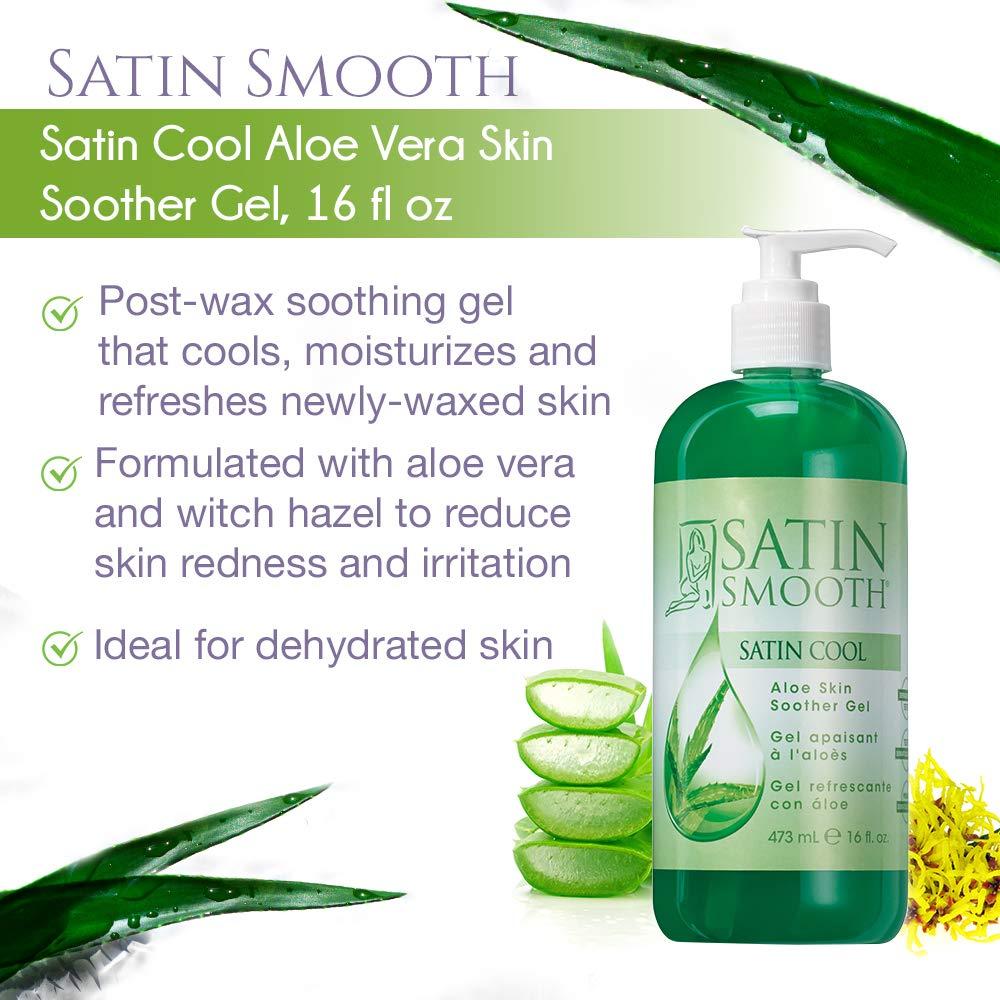 Gel Calmante de Aloe Vera Satin Smooth 473 ml - Post-Cera