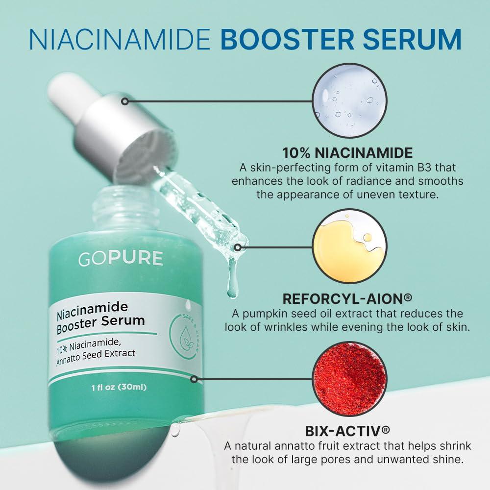 Suero Booster de Niacinamida goPure 10% - 29.57 ml