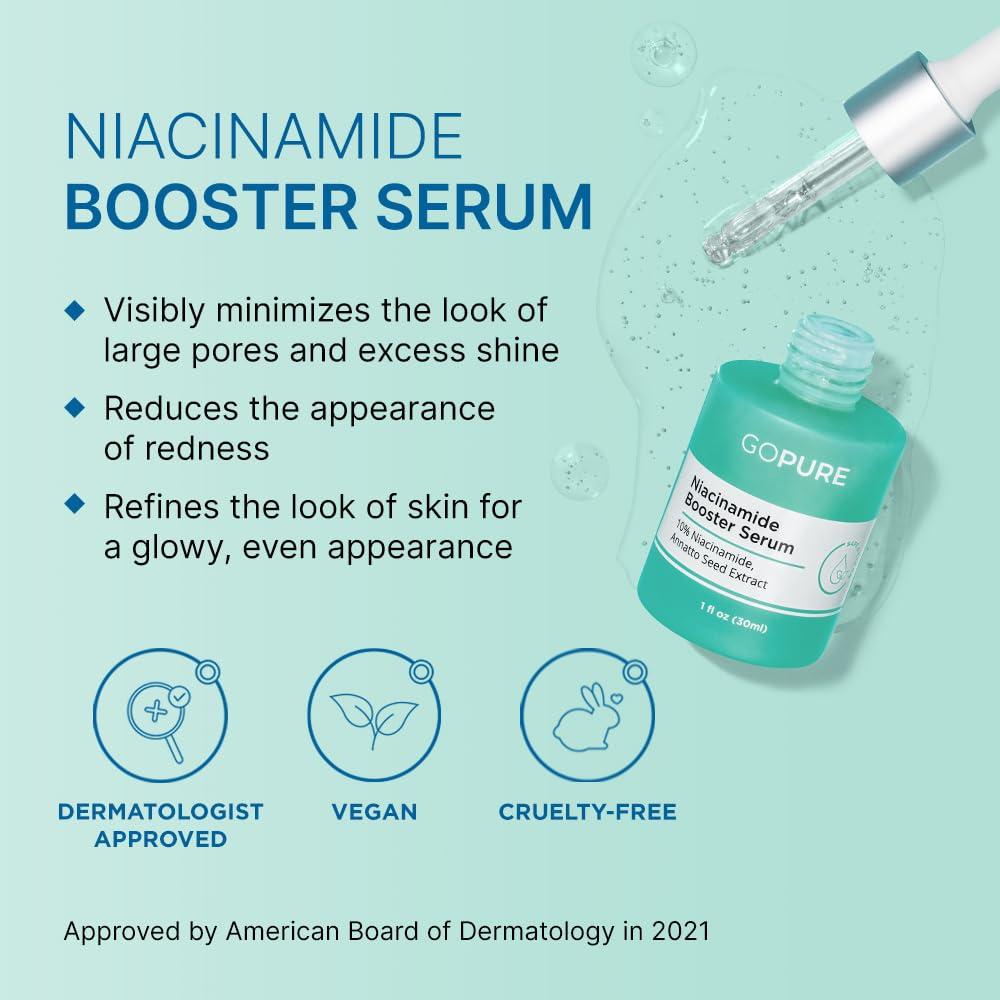 Suero Booster de Niacinamida goPure 10% - 29.57 ml