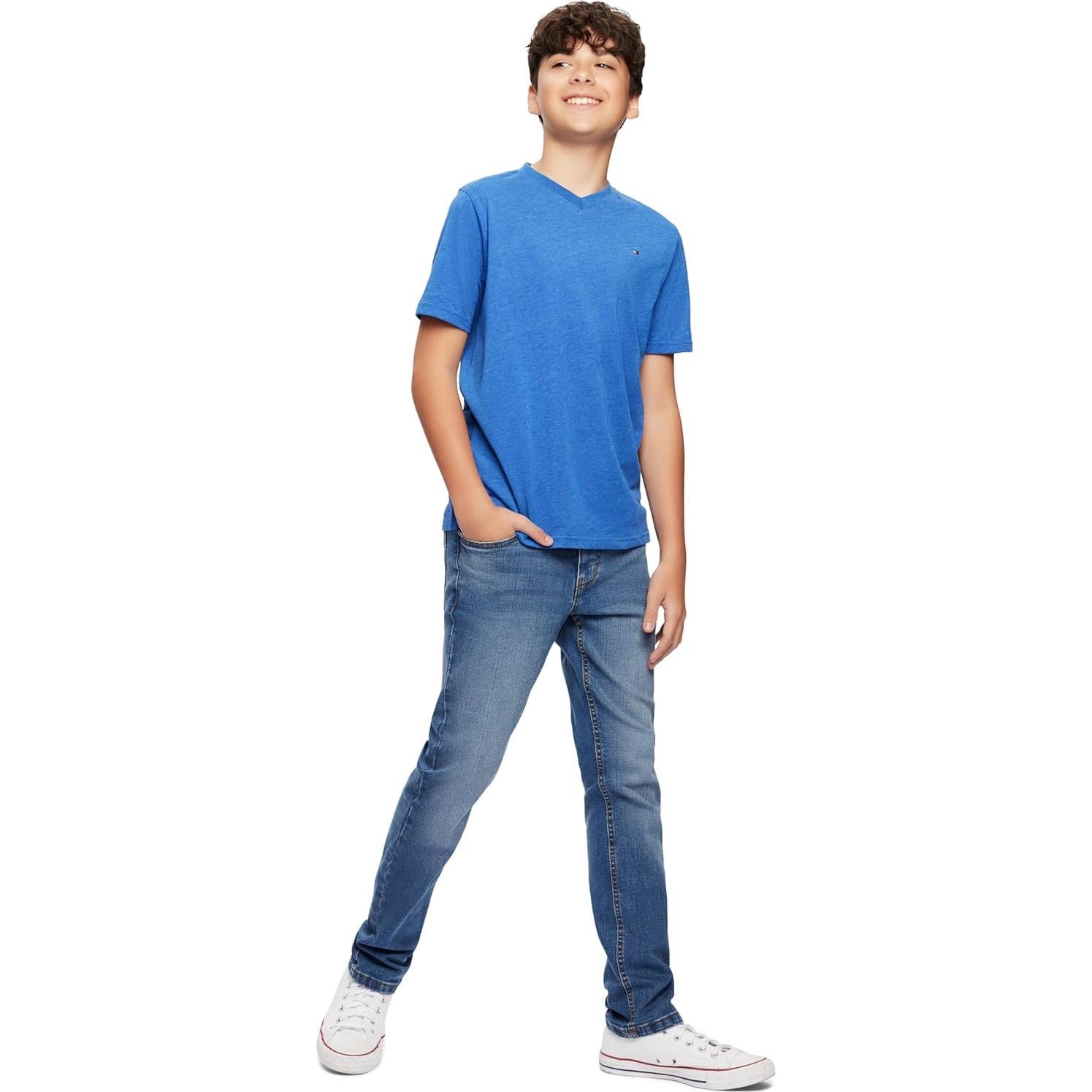 Camiseta de manga corta Tommy Hilfiger para niño - Jean azul