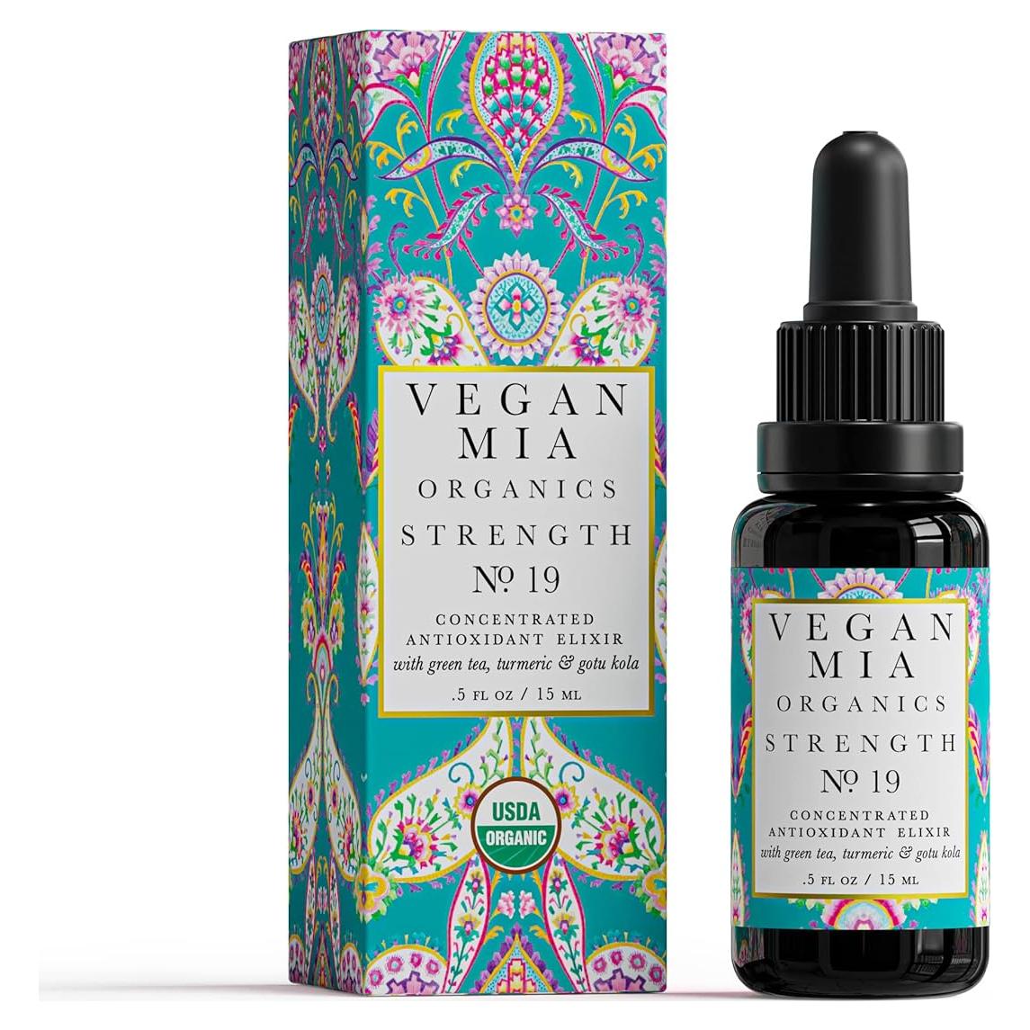 Elixir Facial Antioxidante Vegan Mia 14.79 ml - Hidratante Orgánico