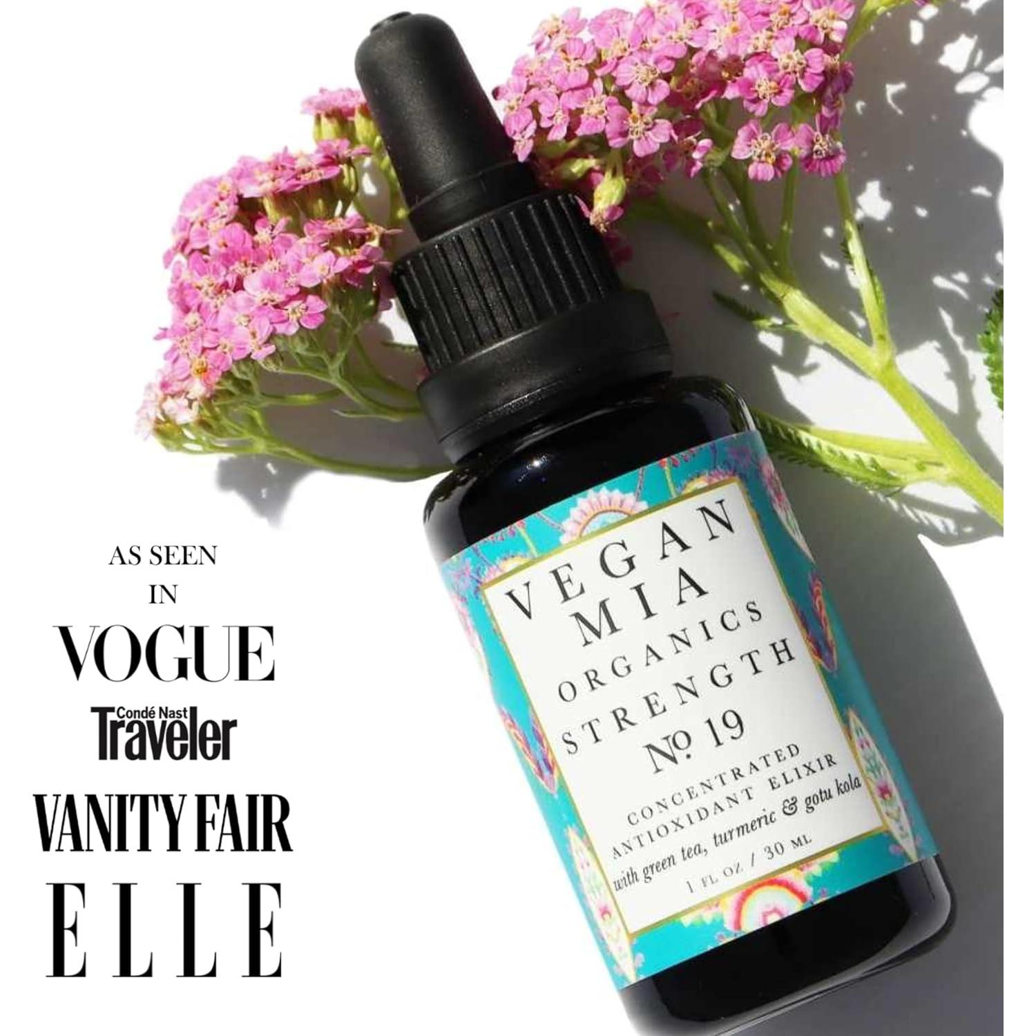 Elixir Facial Antioxidante Vegan Mia 14.79 ml - Hidratante Orgánico