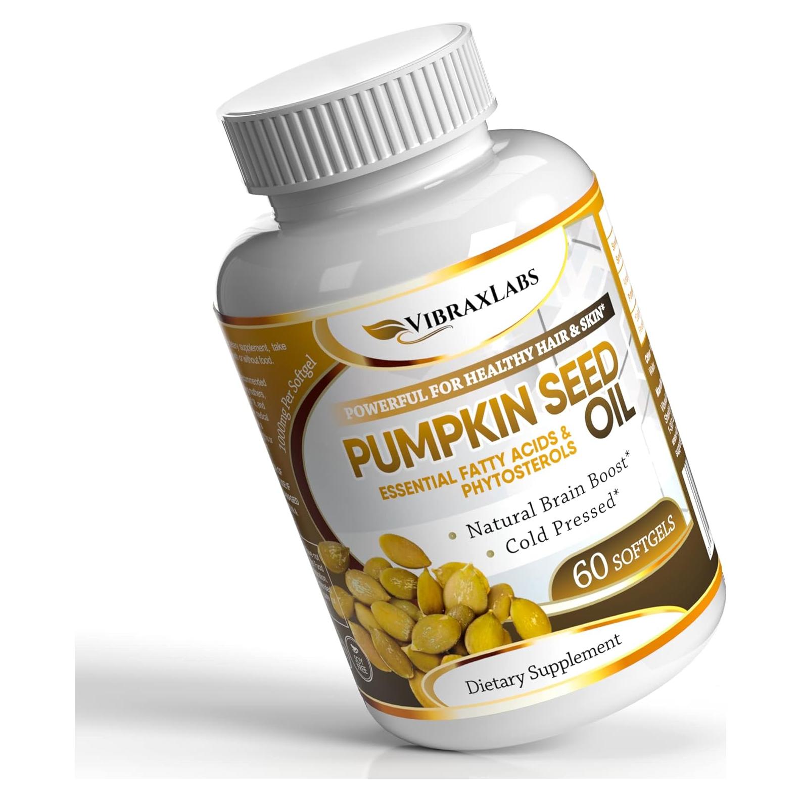 Aceite de Semilla de Calabaza GoodLifeProvision 1000mg 60 Cápsulas