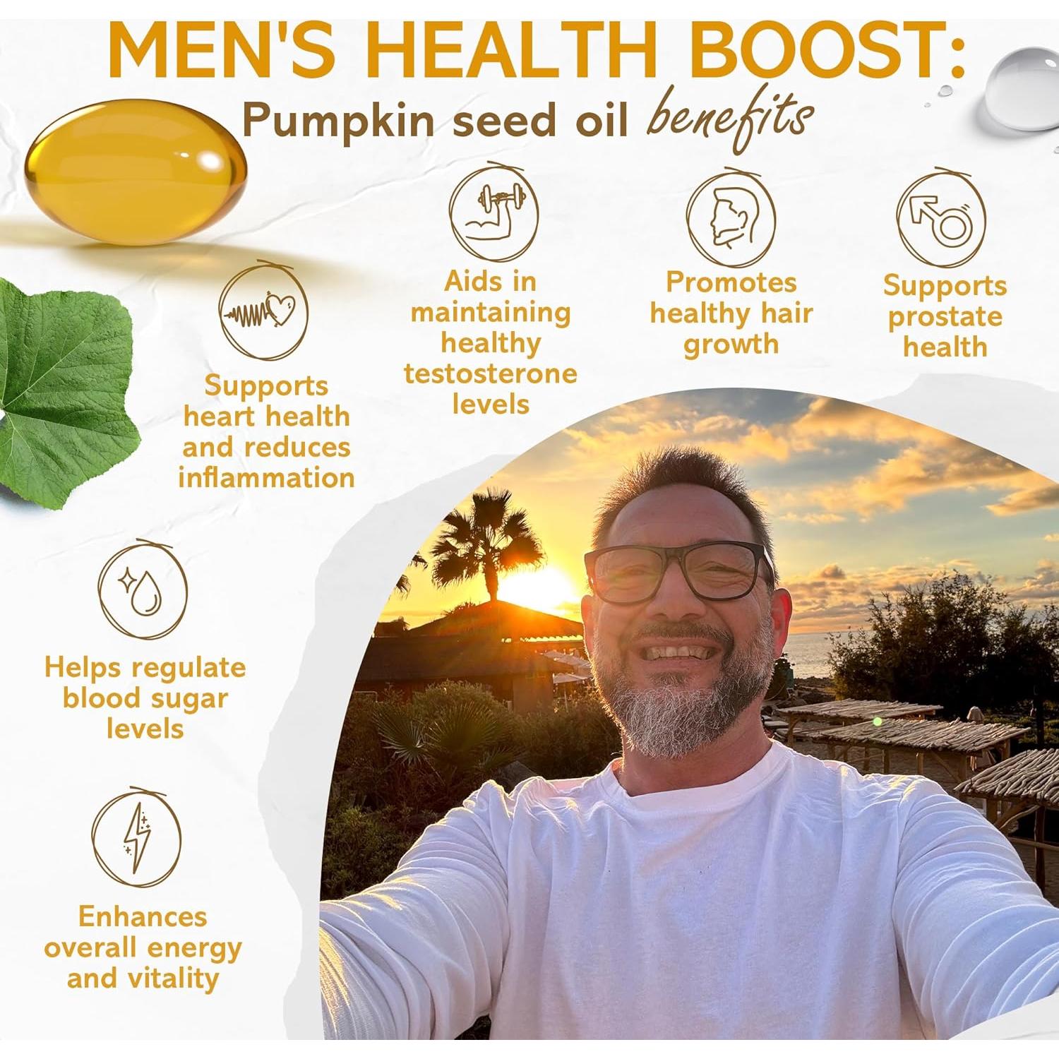 Aceite de Semilla de Calabaza GoodLifeProvision 1000mg 60 Cápsulas