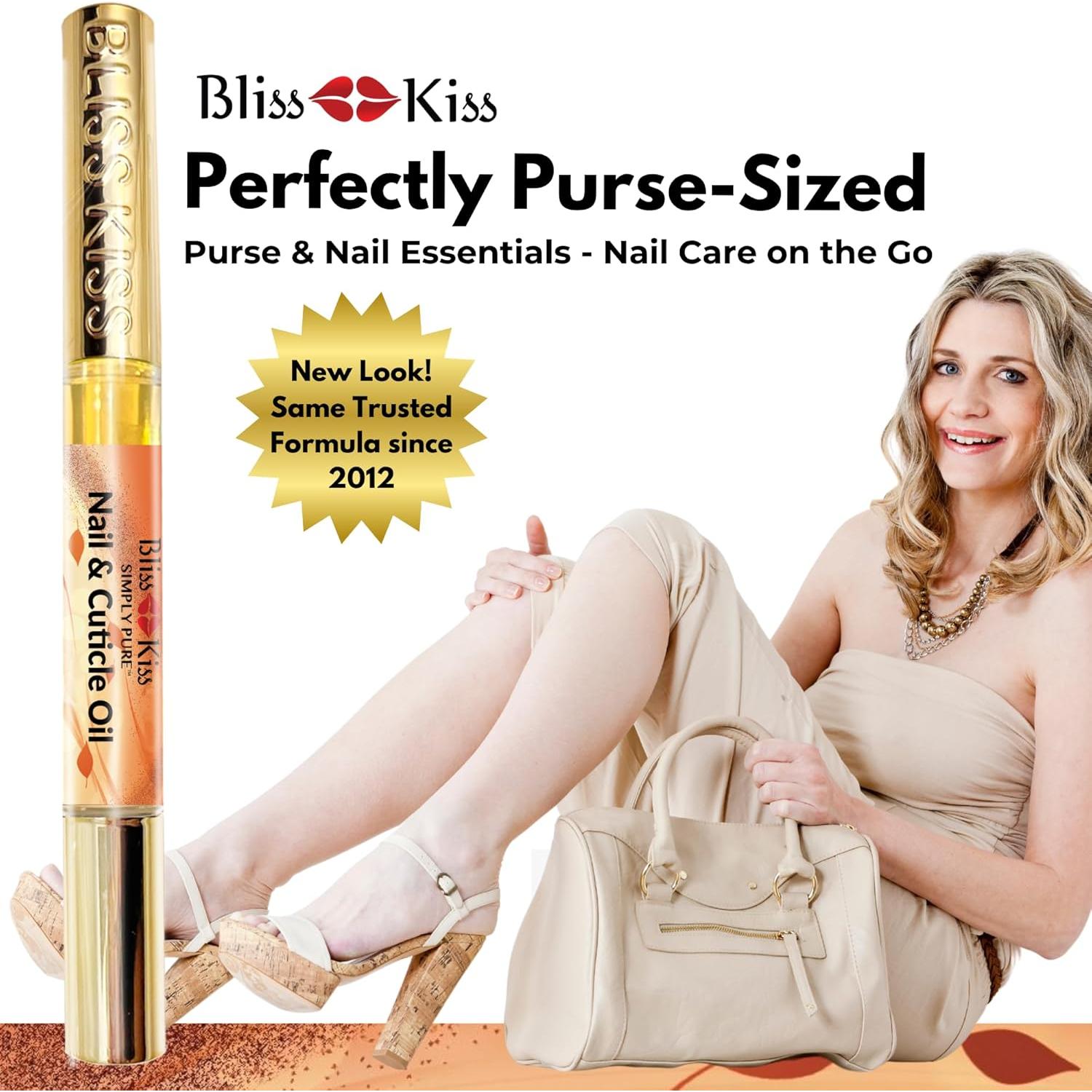 Aceite de Cutícula Bliss Kiss 4 en 1 Latte de Calabaza