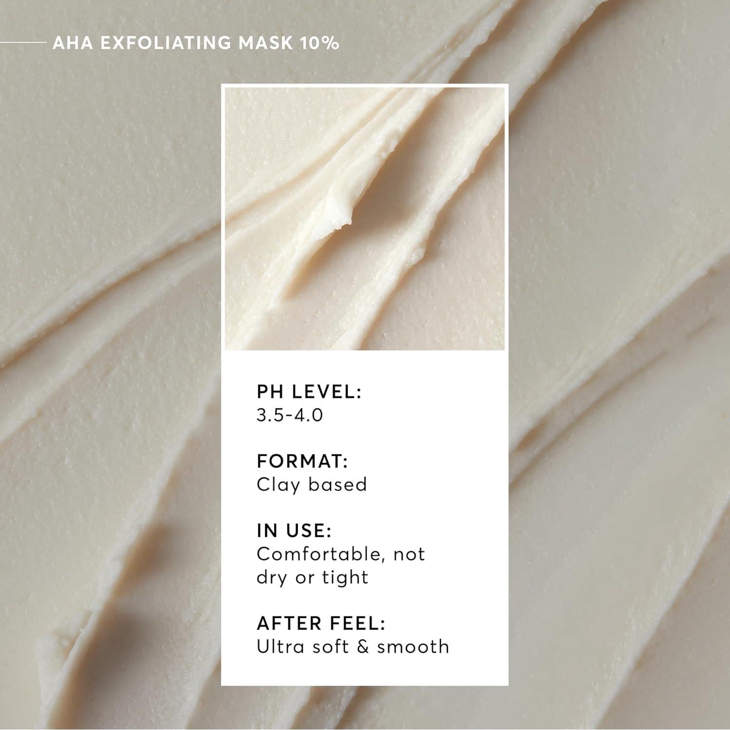 Mascarilla Exfoliante AHA 10% Naturium - Ácidos Glicólico y Láctico 48g