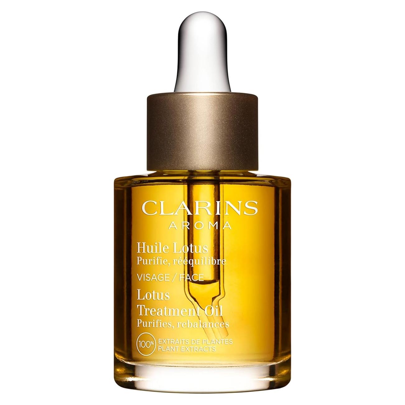 Aceite Facial Lotus Clarins 30ml | Hidrata y Equilibra Piel Grasa