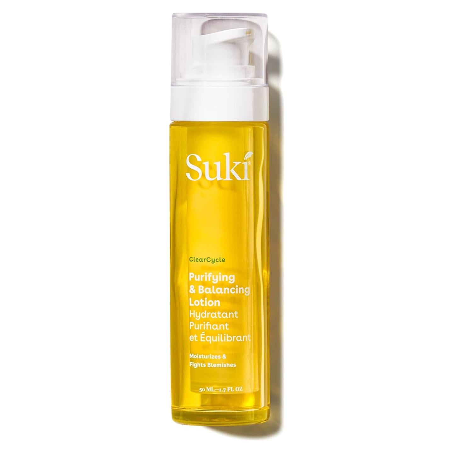 Loción Facial Purificante Suki con Ácido Salicílico 48ml - Hidratante Antienvejecimiento para Piel Grasa