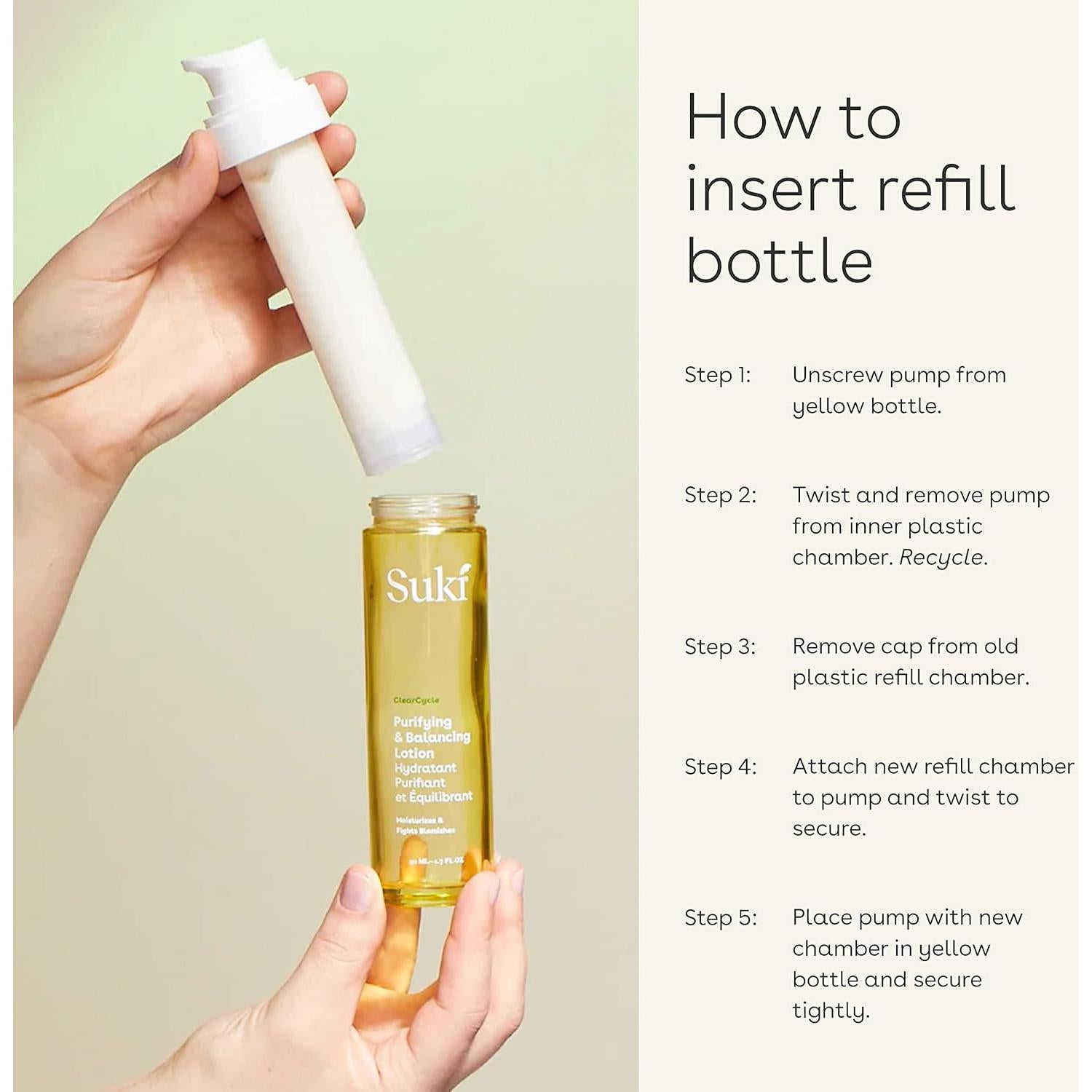 Loción Facial Purificante Suki con Ácido Salicílico 48ml - Hidratante Antienvejecimiento para Piel Grasa