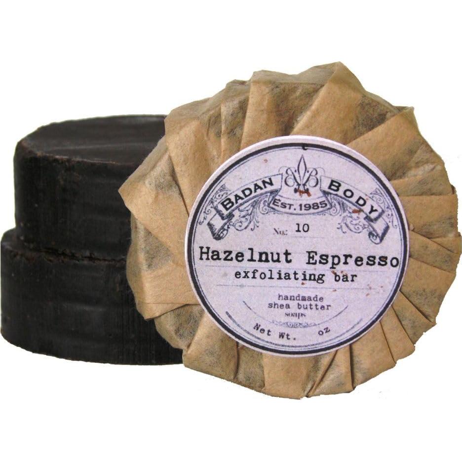 Jabón Exfoliante de Café Badan Body 85-99g - Avellana y Espresso