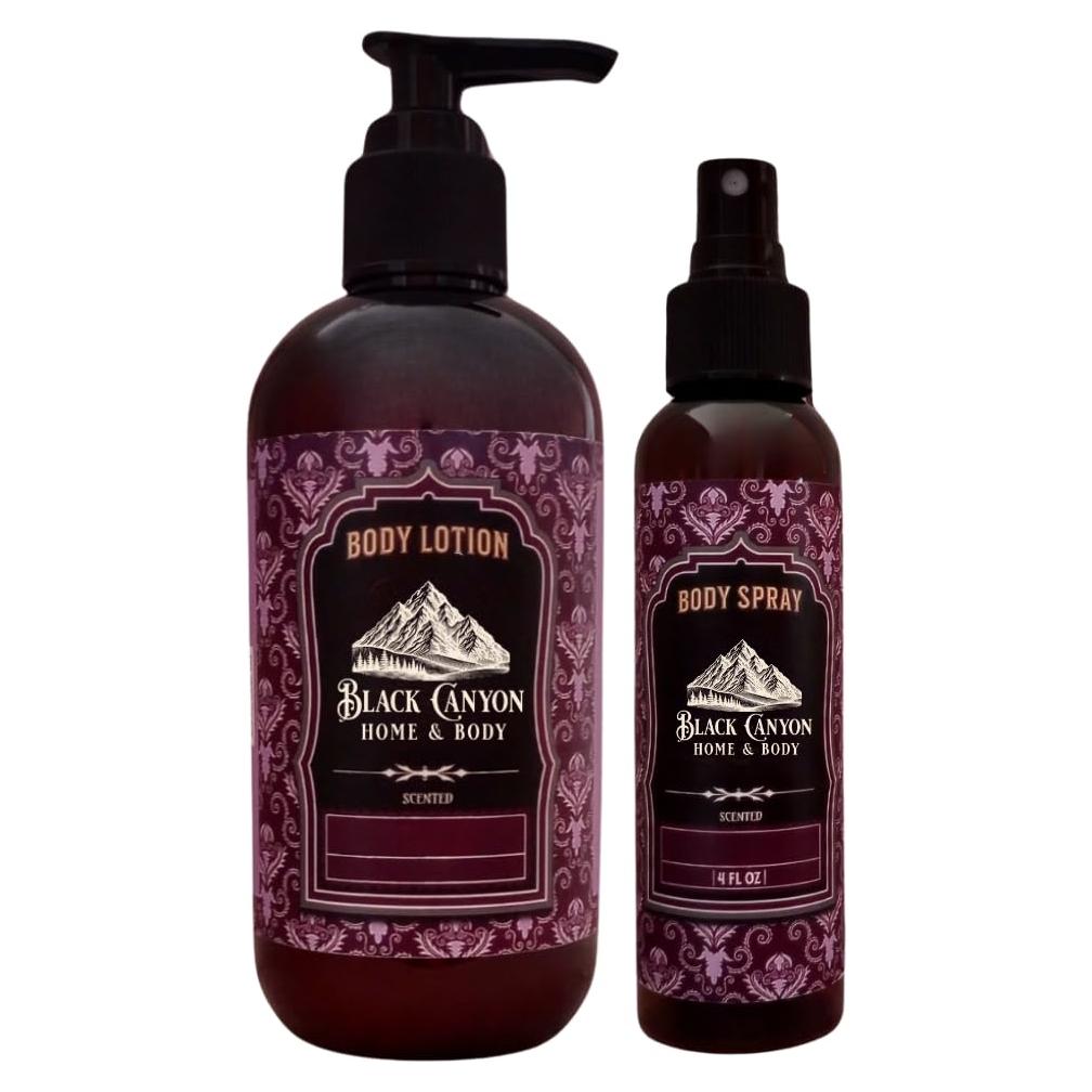 Conjunto de Loción y Spray Corporal Black Canyon 340g Vainilla