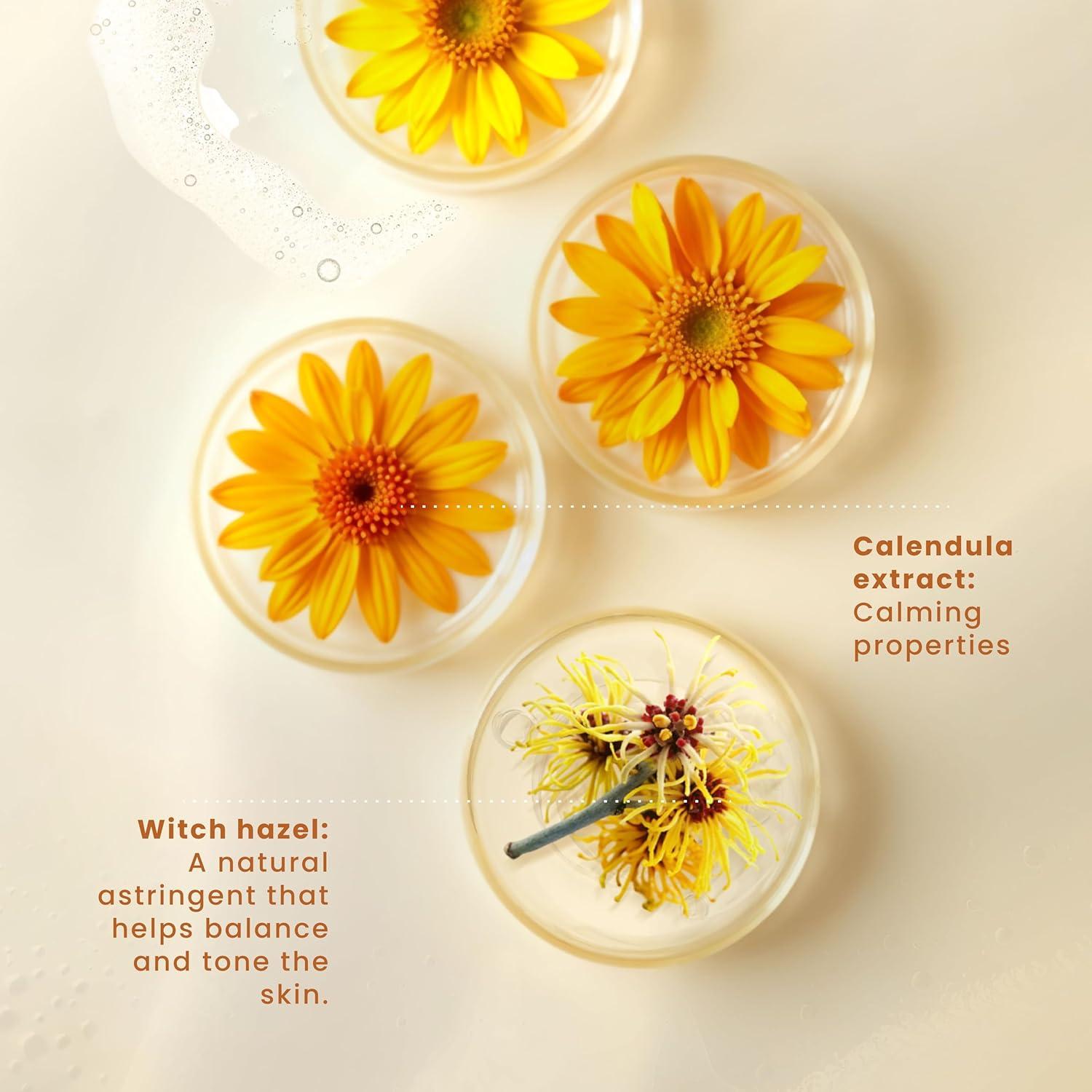 Limpiador Facial Natural Pili 248ml con Caléndula y Hamamelis