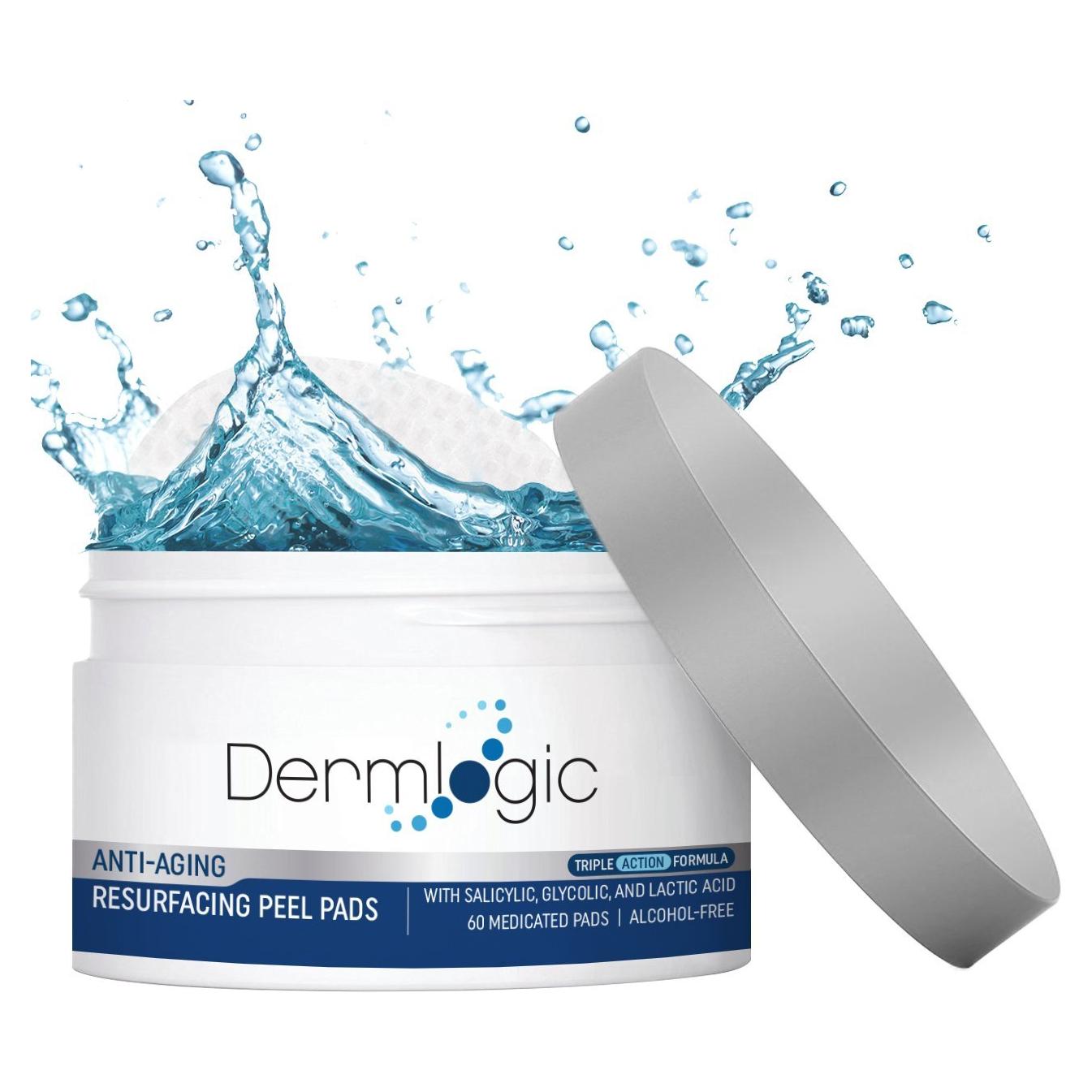 Pads de Peeling Rejuvenecedor Dermlogic - Exfoliantes Anti Envejecimiento