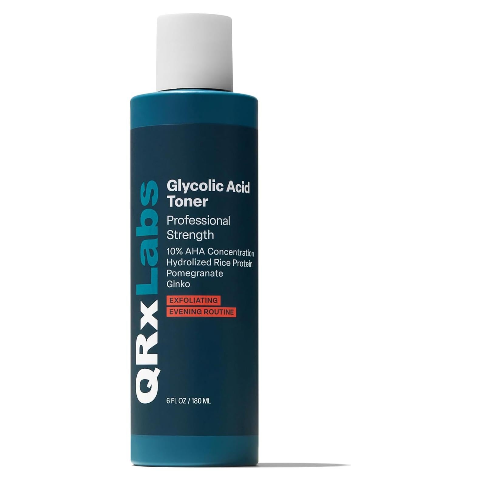 Tónico Exfoliante QRxLabs 10% Ácido Glicólico con Hamamelis
