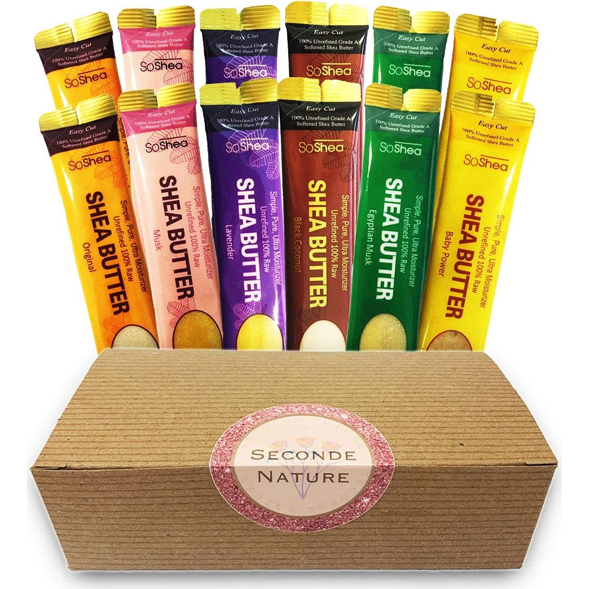 Manteca de Karité Africana SoShea Grado A Sin Refinar 12x21g