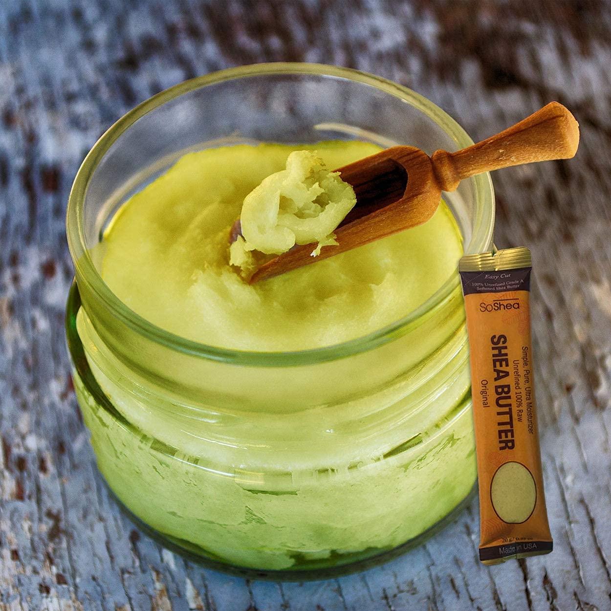 Manteca de Karité Africana SoShea Grado A Sin Refinar 12x21g