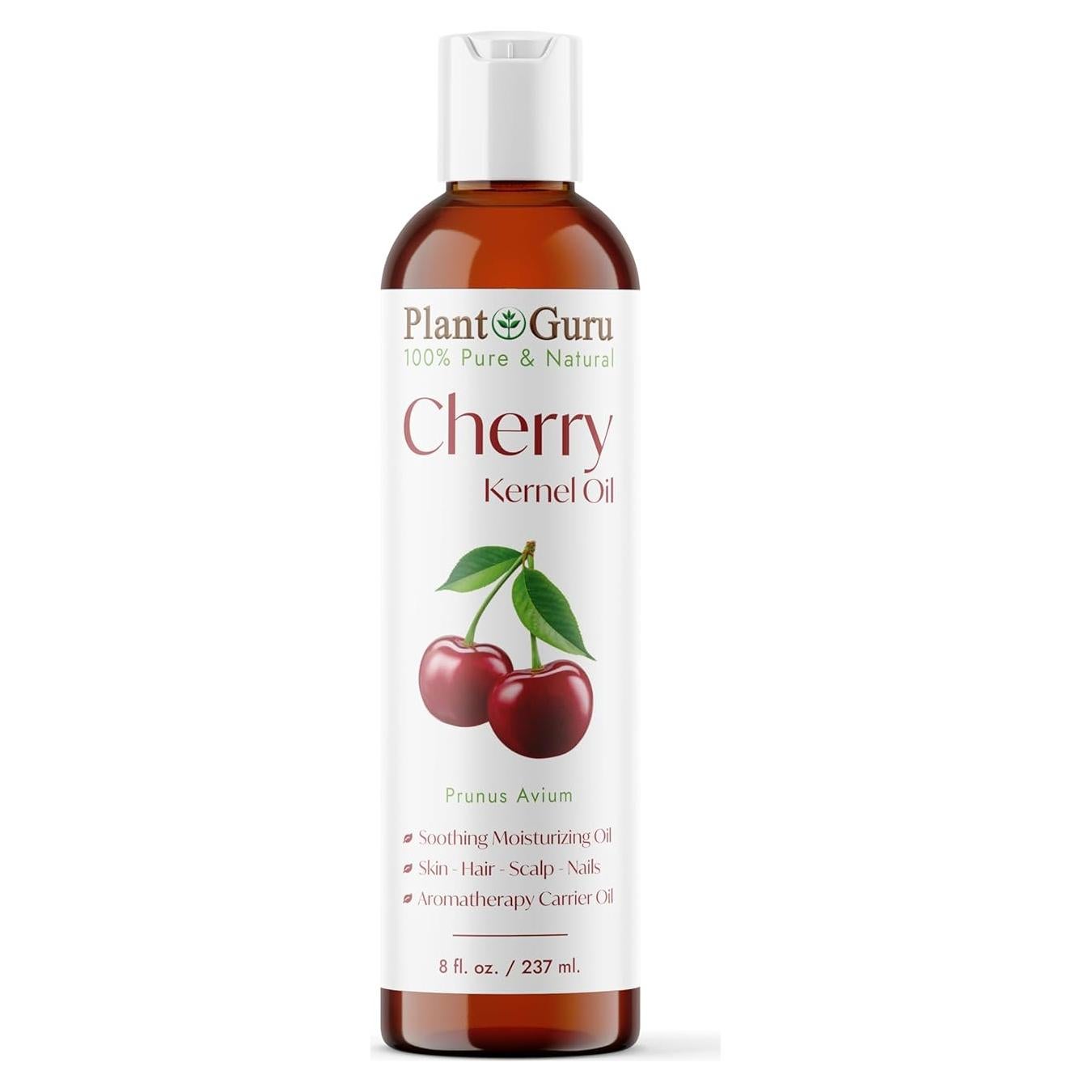 Aceite de Hueso de Cereza 236 ml Prensado en Frío 100% Puro