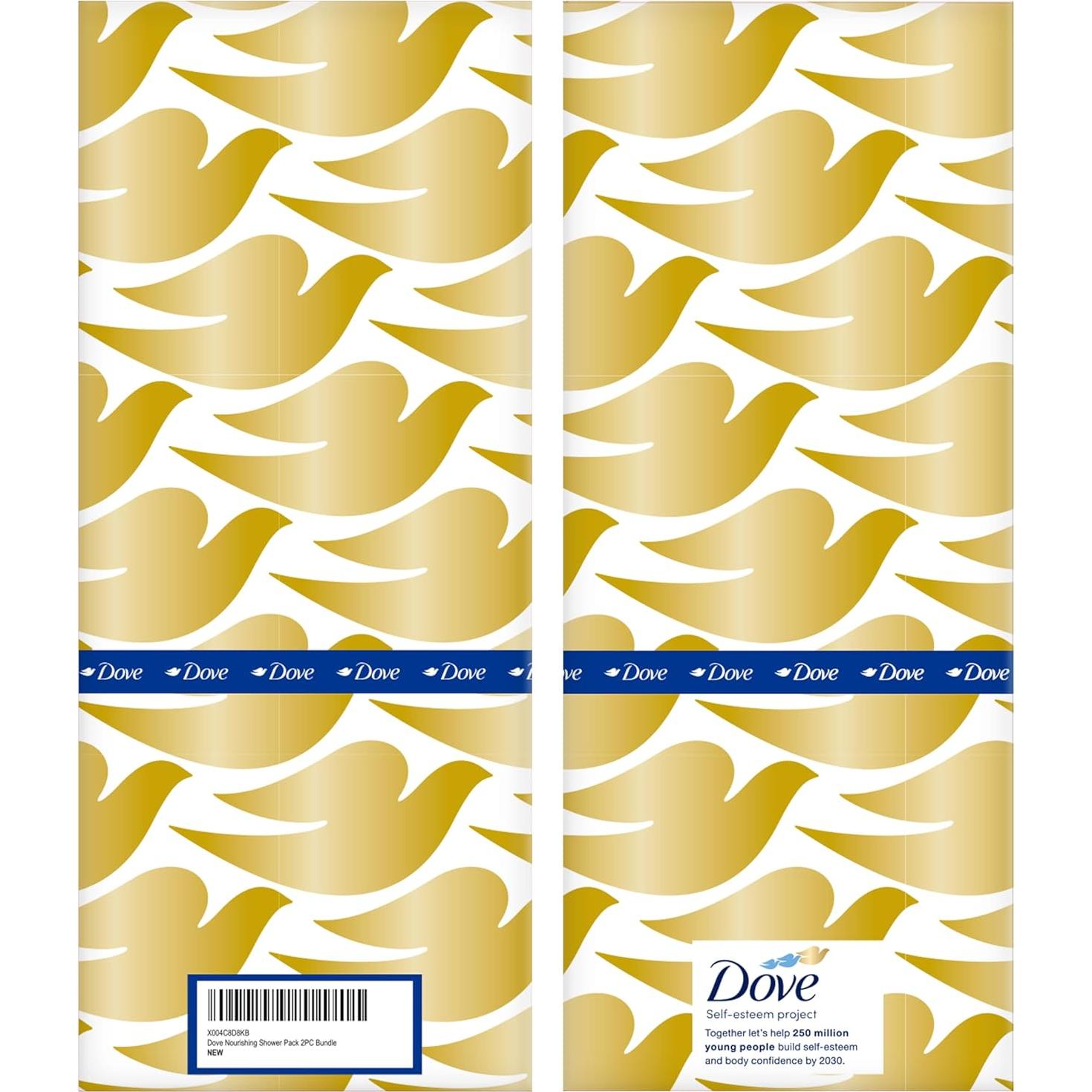 Set de Regalo Dove Cuidado Nutritivo - Gel de Ducha 567g + Exfoliante 298g