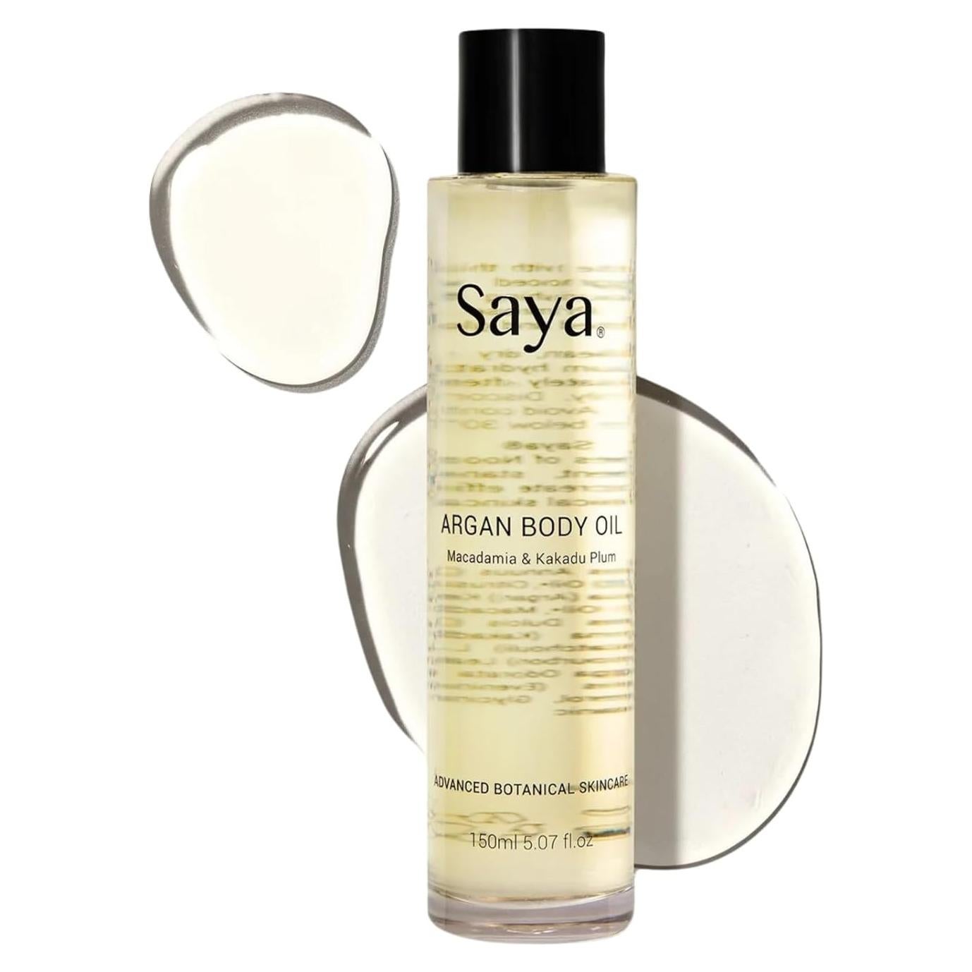 Aceite Corporal de Argan Saya 204 g - Hidratación Intensa