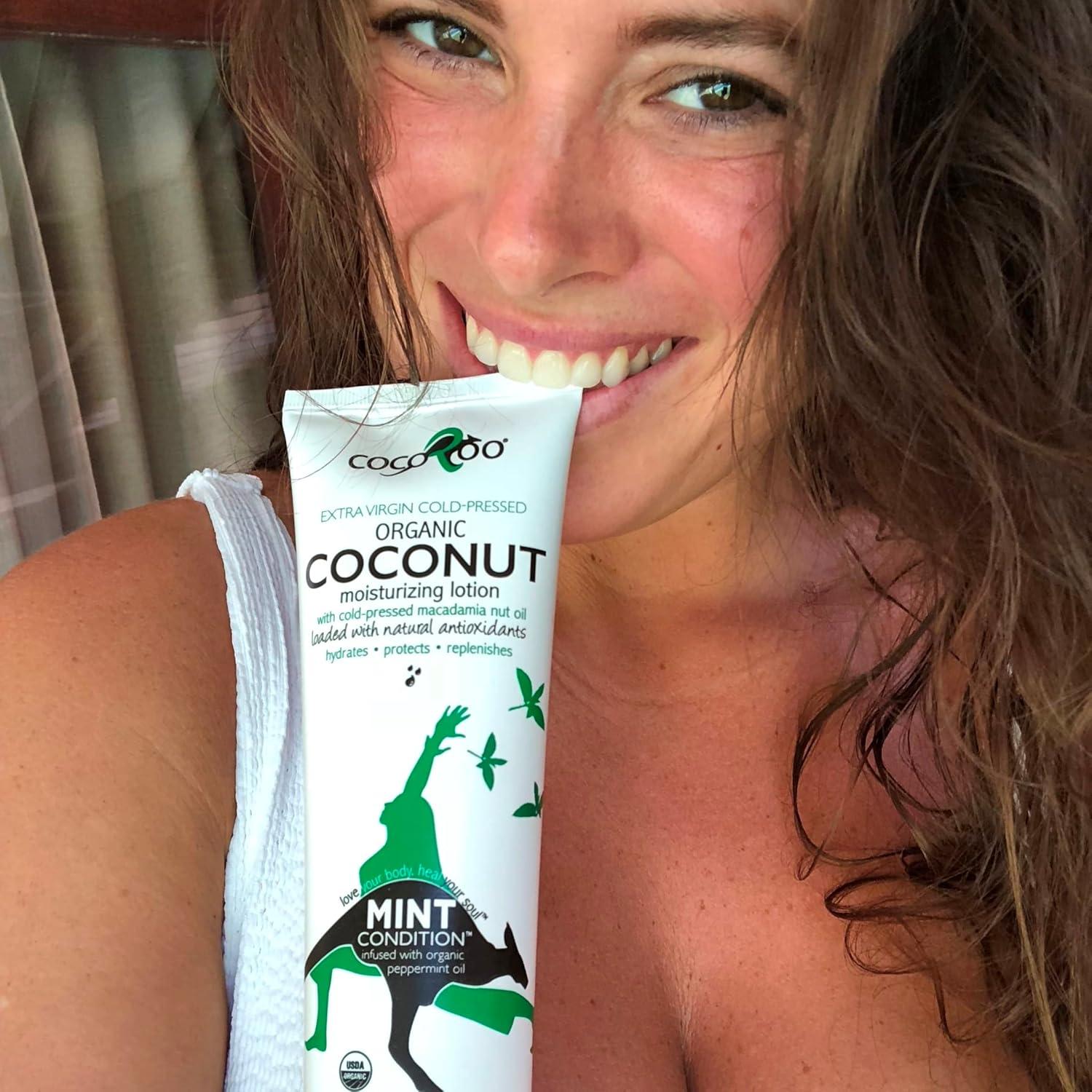 Hidratante Orgánico CocoRoo 236 ml - Aceite de Coco y Menta