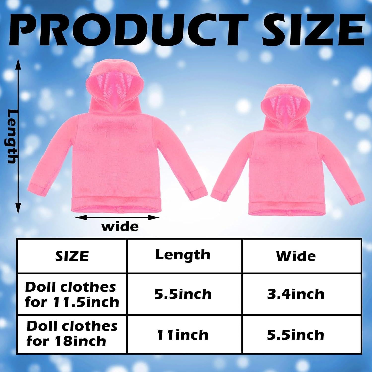 Conjunto de Ropa de Muñeca Navidad 10 Piezas Bencailor