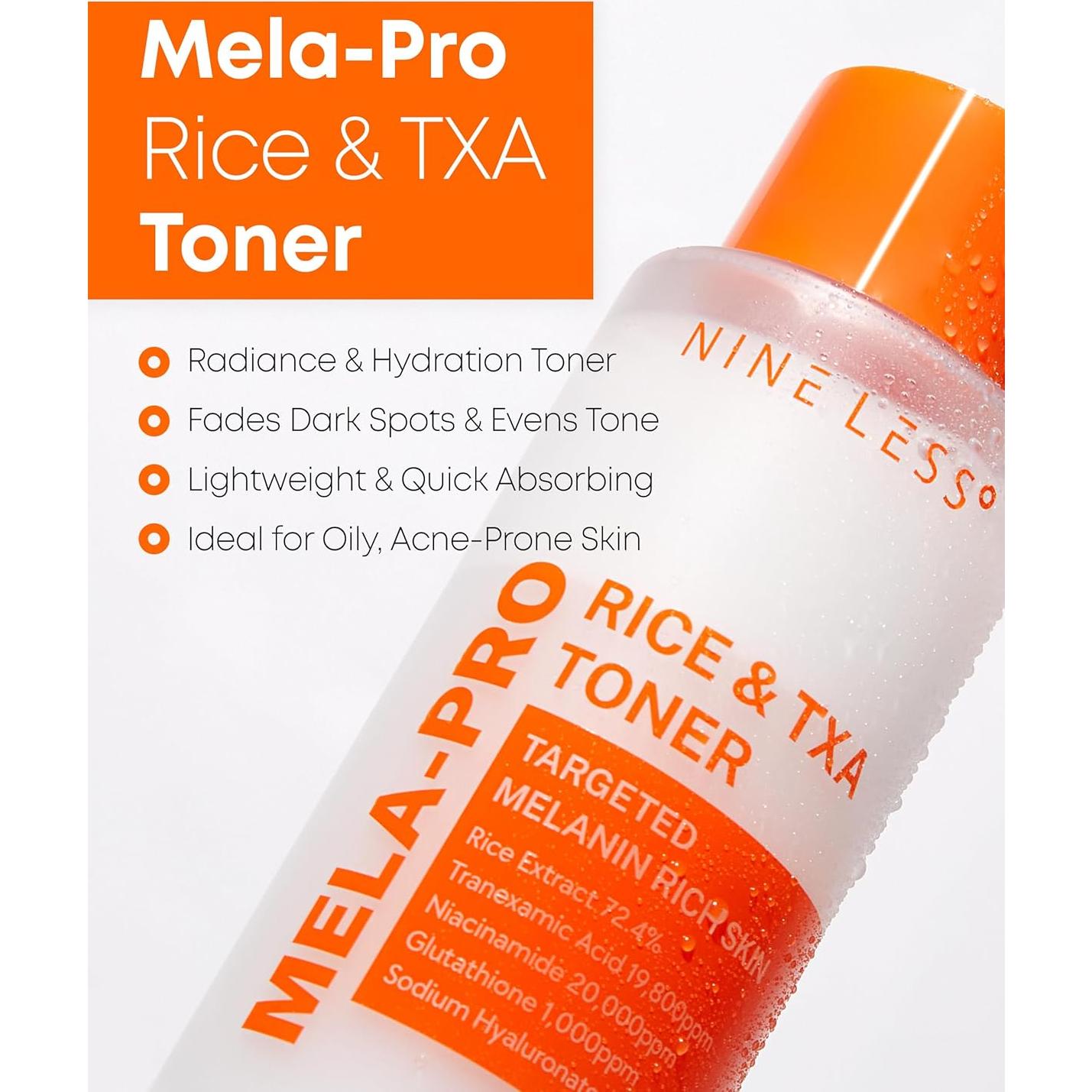 Tónico Mela-Pro Arroz TXA 200 ml - Niacinamida y Glutatión