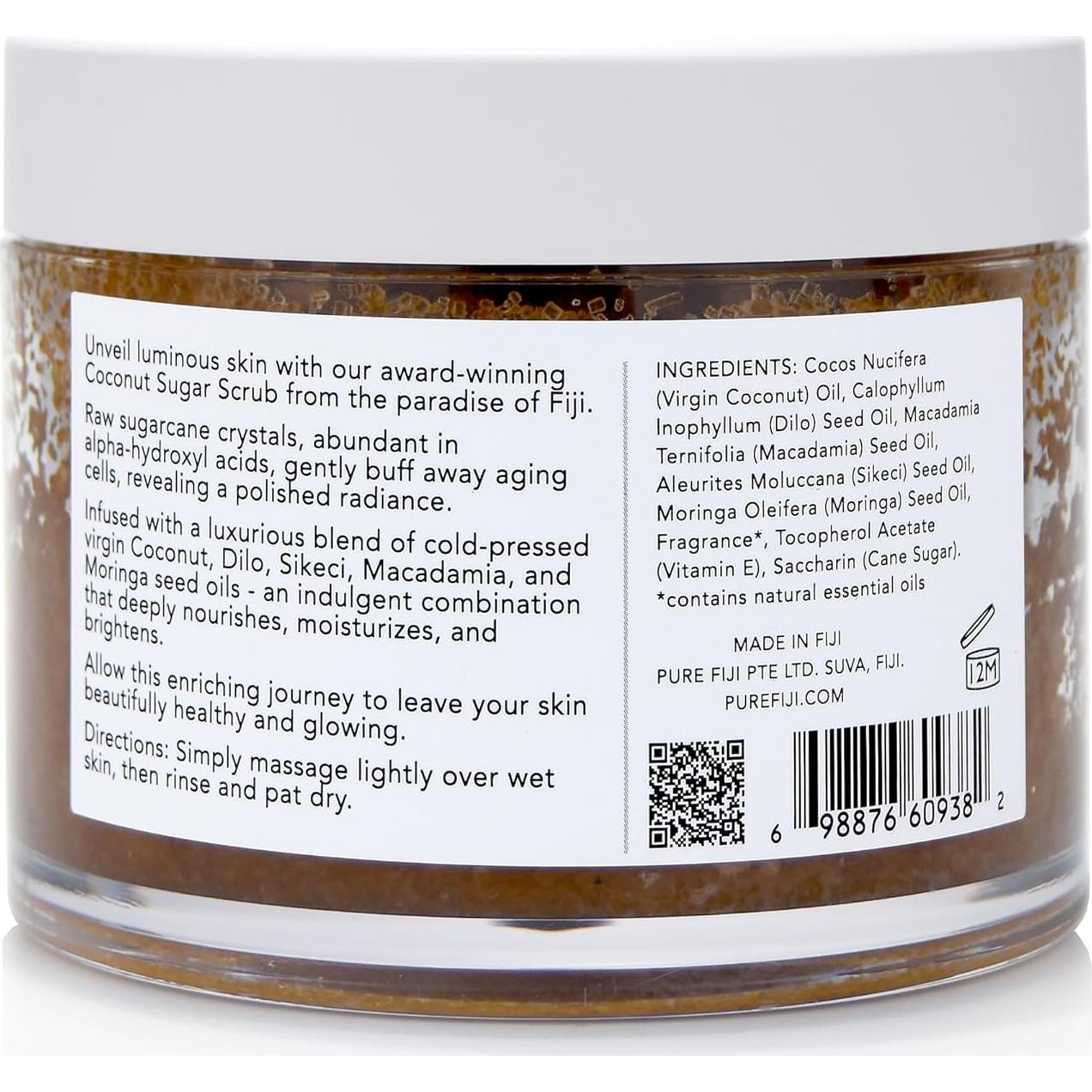 Exfoliante Corporal Pure Fiji de Azúcar de Coco Moringa 300ml