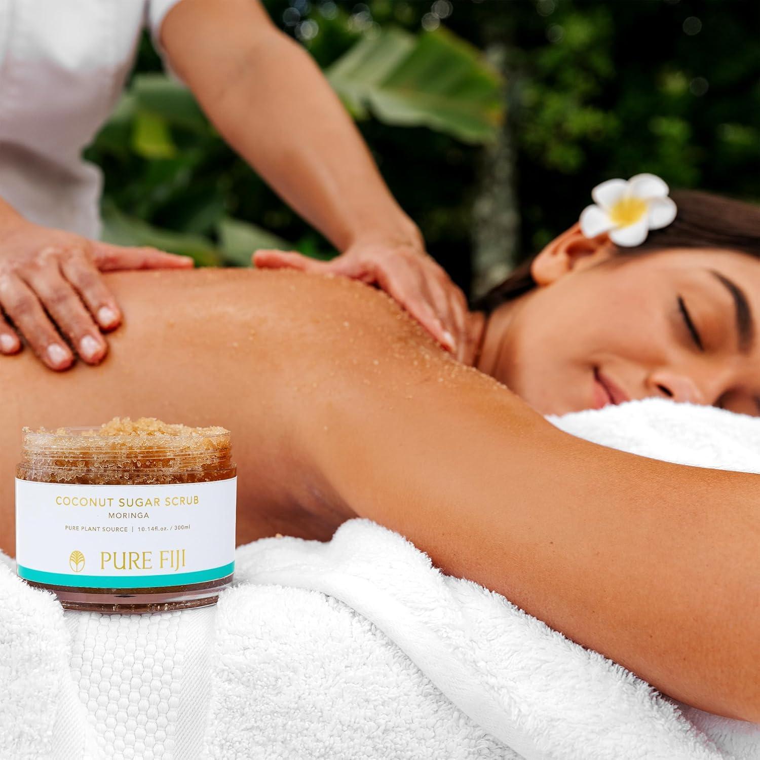 Exfoliante Corporal Pure Fiji de Azúcar de Coco Moringa 300ml