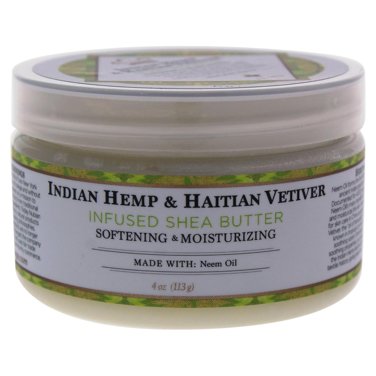 Loción Corporal Nubian Heritage Manteca de Karité 113g Cañamo Indio