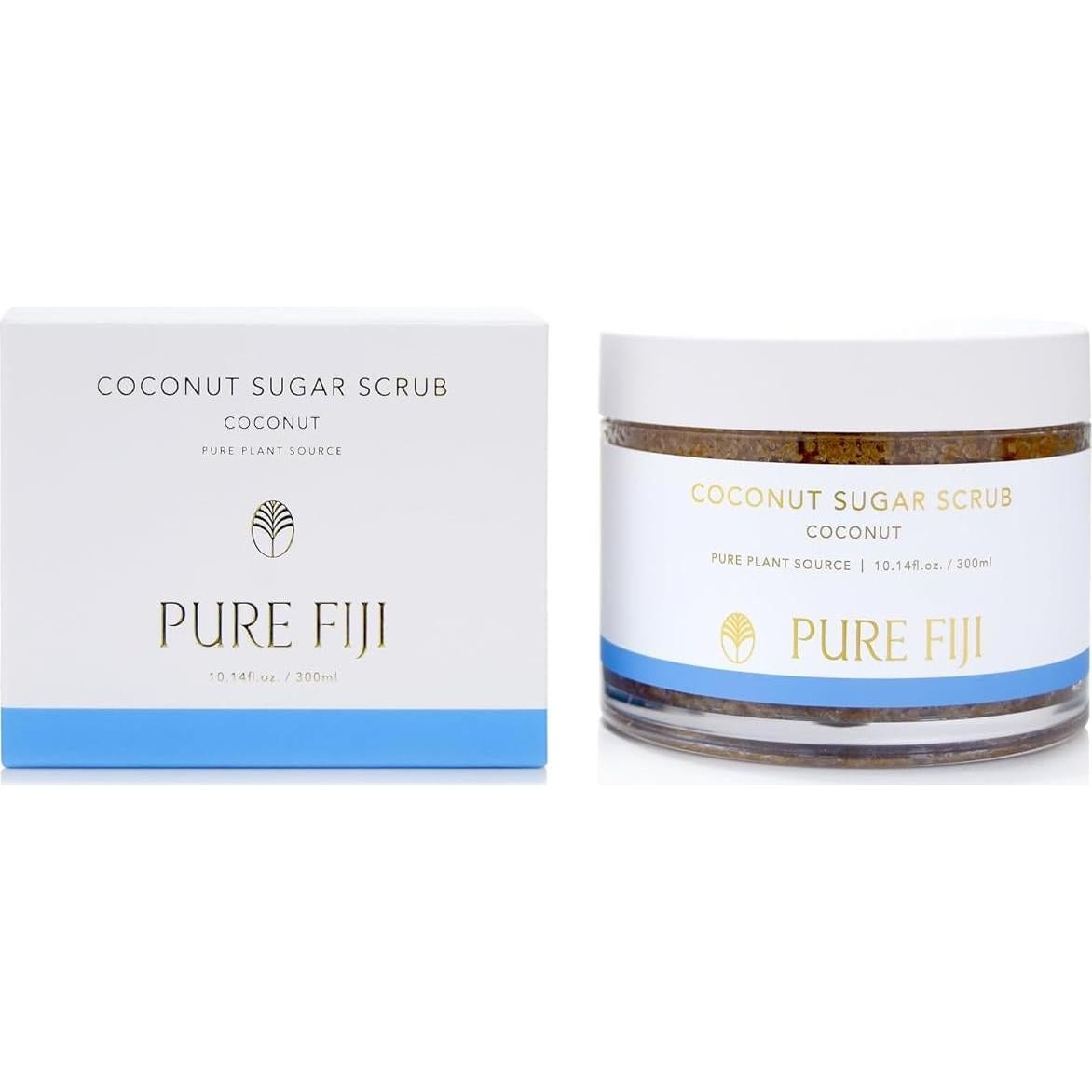 Exfoliante Natural de Azúcar de Coco Pure Fiji 300 ml - Hidratante