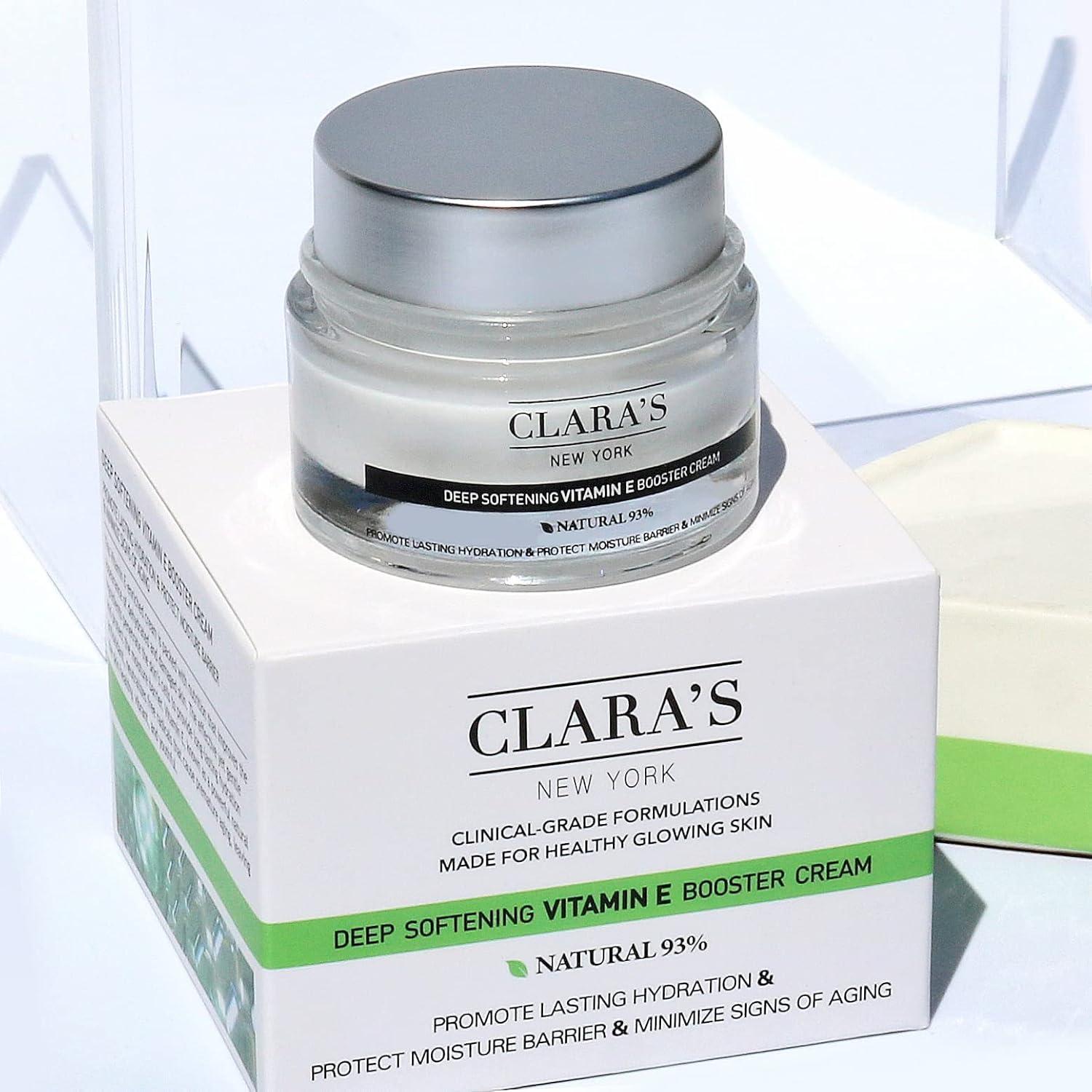 Crema Hidratante Clara's New York Vitamina E 50ml Sin Fragancia