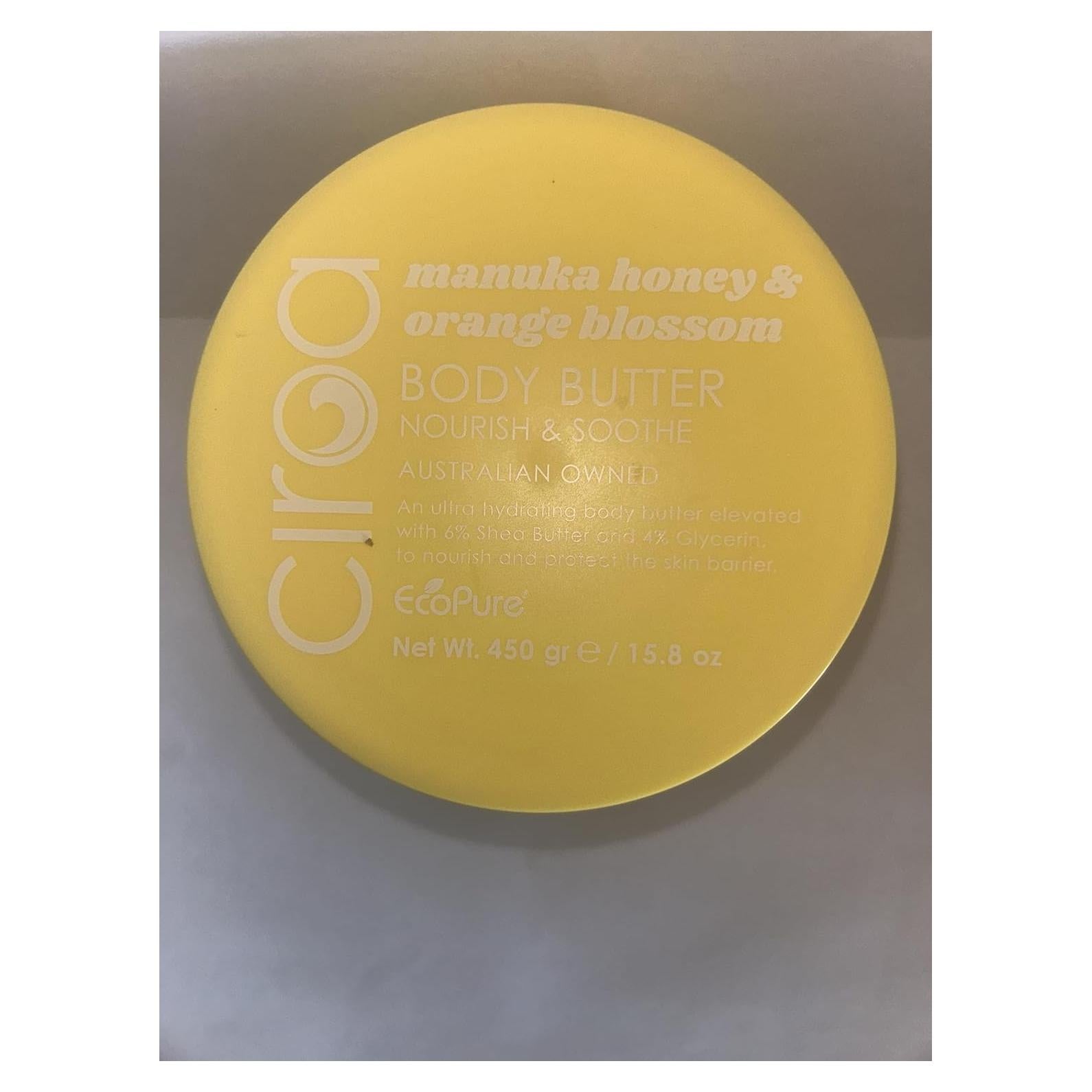 Manteca Corporal Ultra-Hidratante Ecopure 450 g Miel de Manuka