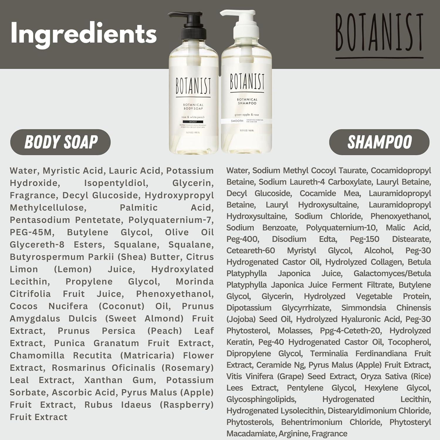 Juego de Gel de Ducha y Champú Botanist 473ml x2 - Hidratante