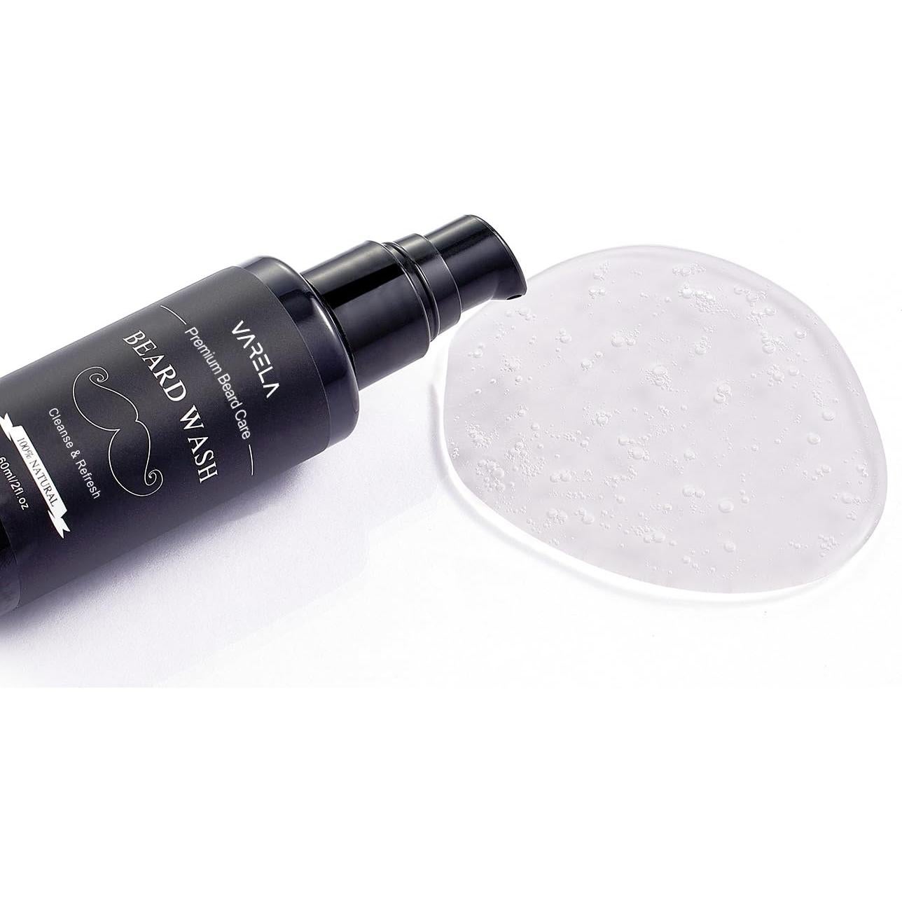 Kit de Cuidado de Barba VARELA - Aceite, Balsamo, Jabón, Tijeras