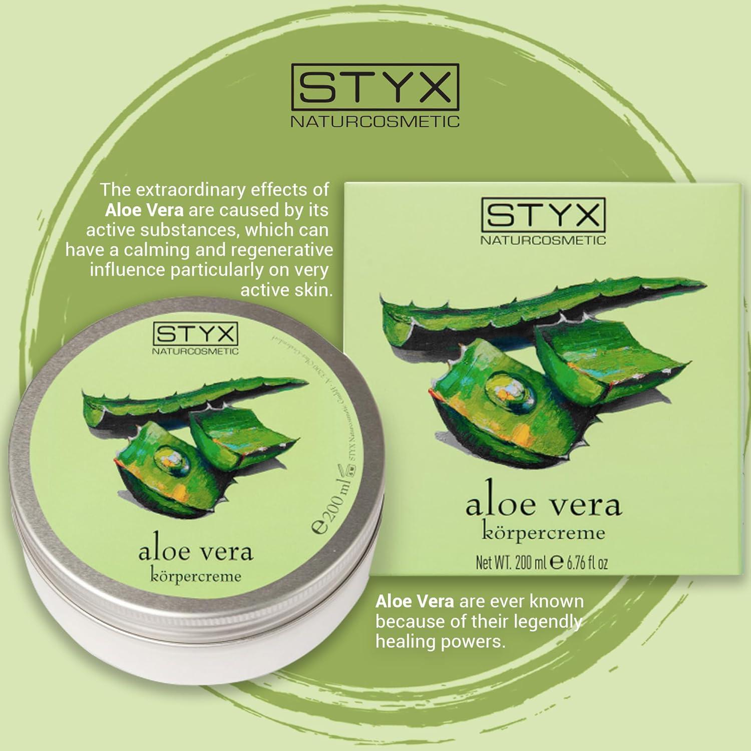 Crema Corporal Aloe Vera Styx 200g - Hidratante Vegano